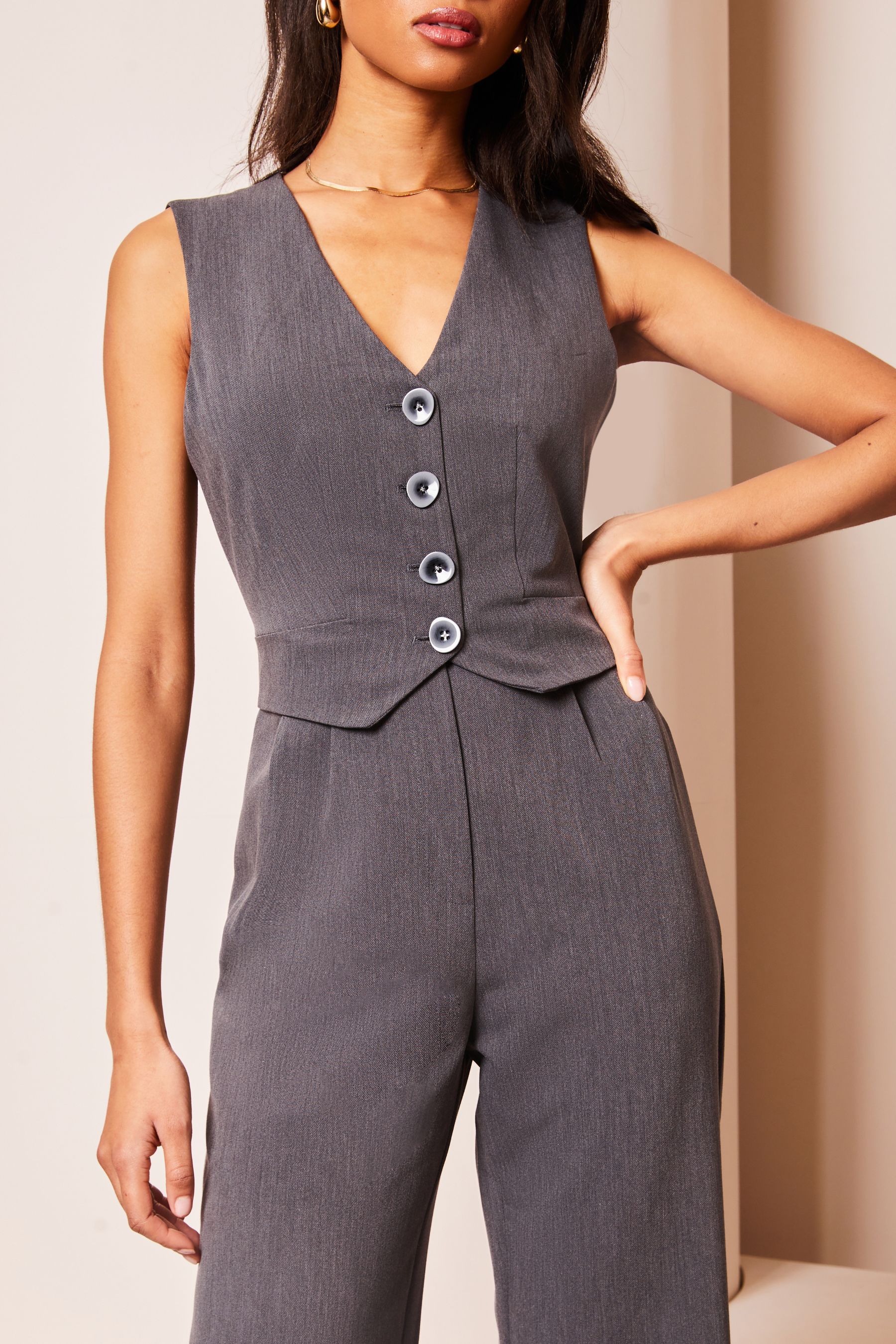 Next grey jumpsuit hotsell