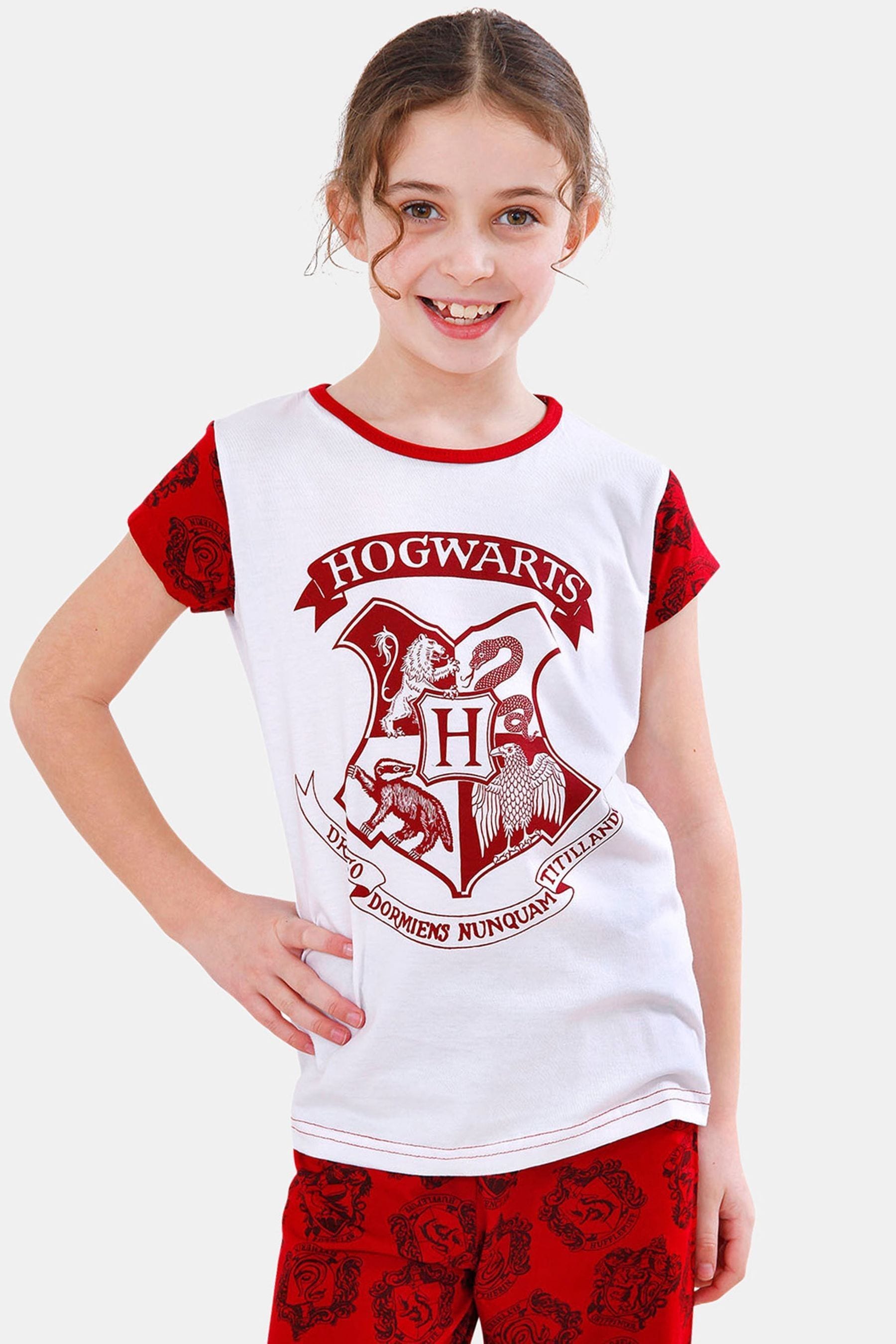 Buy Character Red Girls Hogwarts Harry Potter 100 Cotton Pyjamas from the Next UK online shop