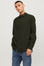 JACK & JONES Black Button Up Shirt - Image 1 of 7