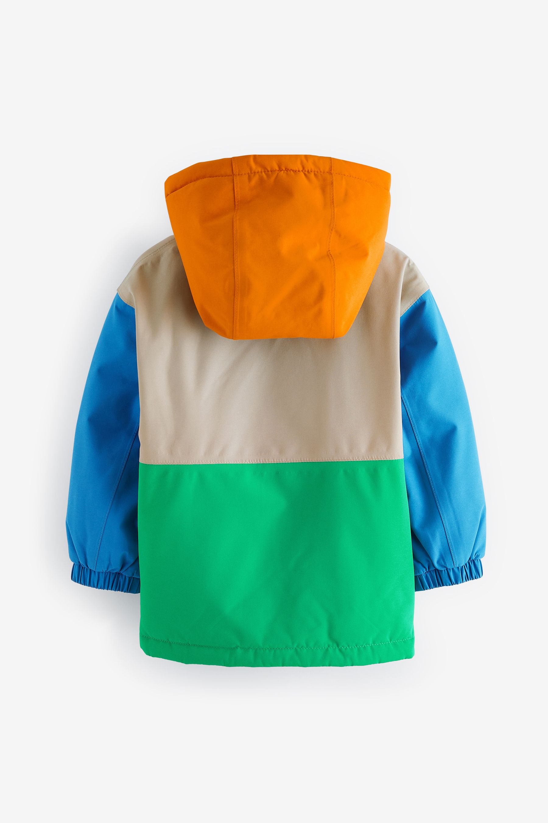 Multi coloured waterproof jacket clearance