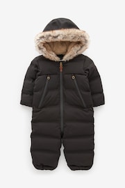 Black Waterproof Snowsuit (3mths-7yrs) - Image 1 of 5