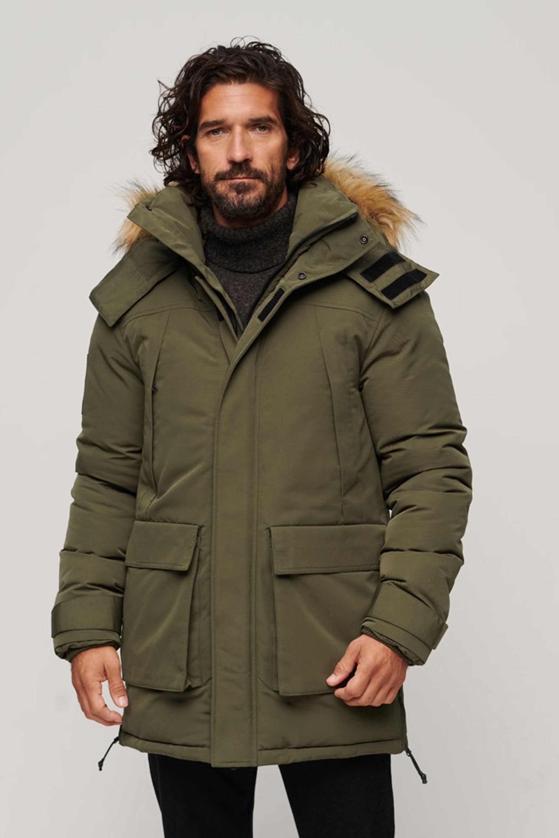 Next green parka online