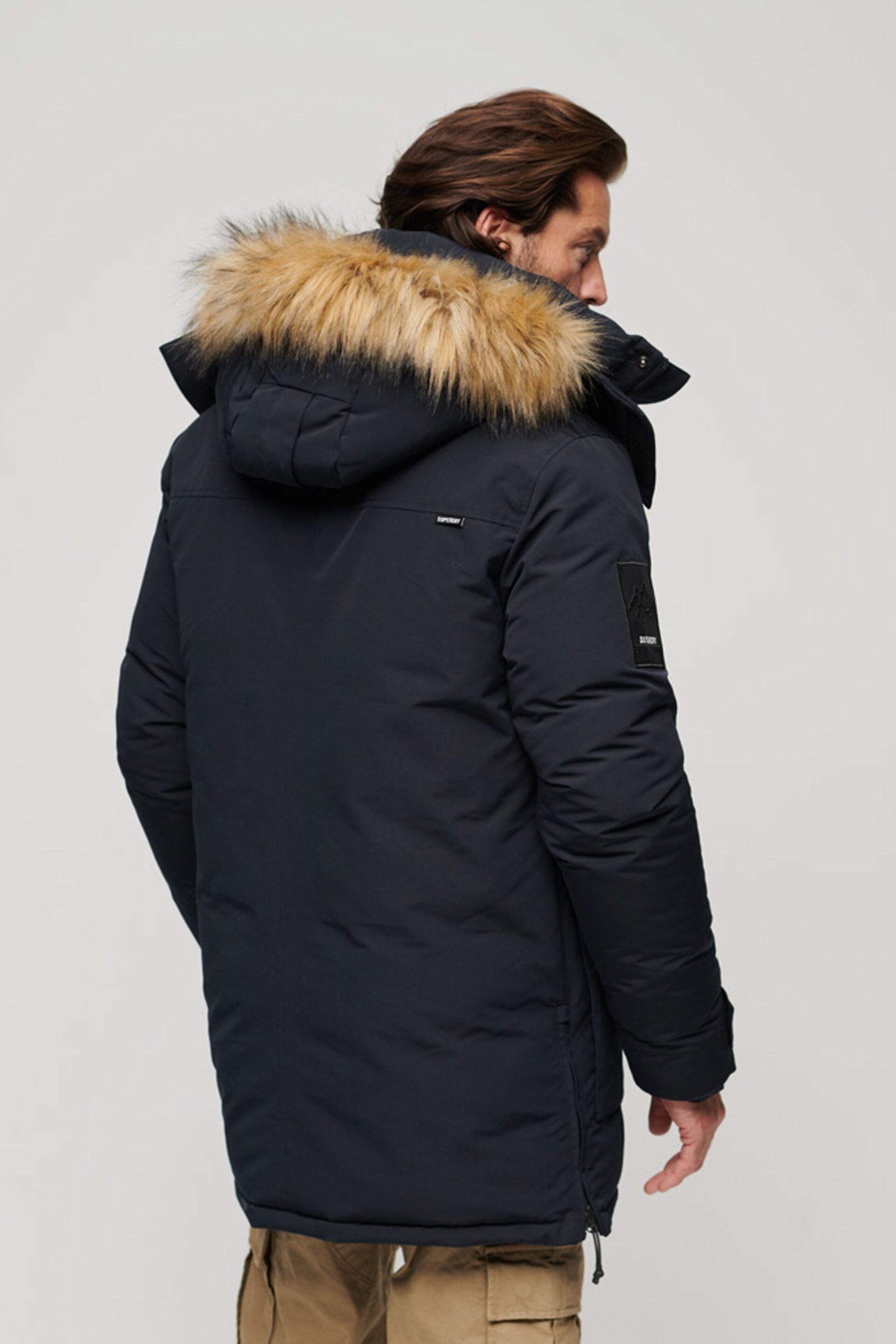 Superdry Blue XPD Everest Parka - Image 2 of 6