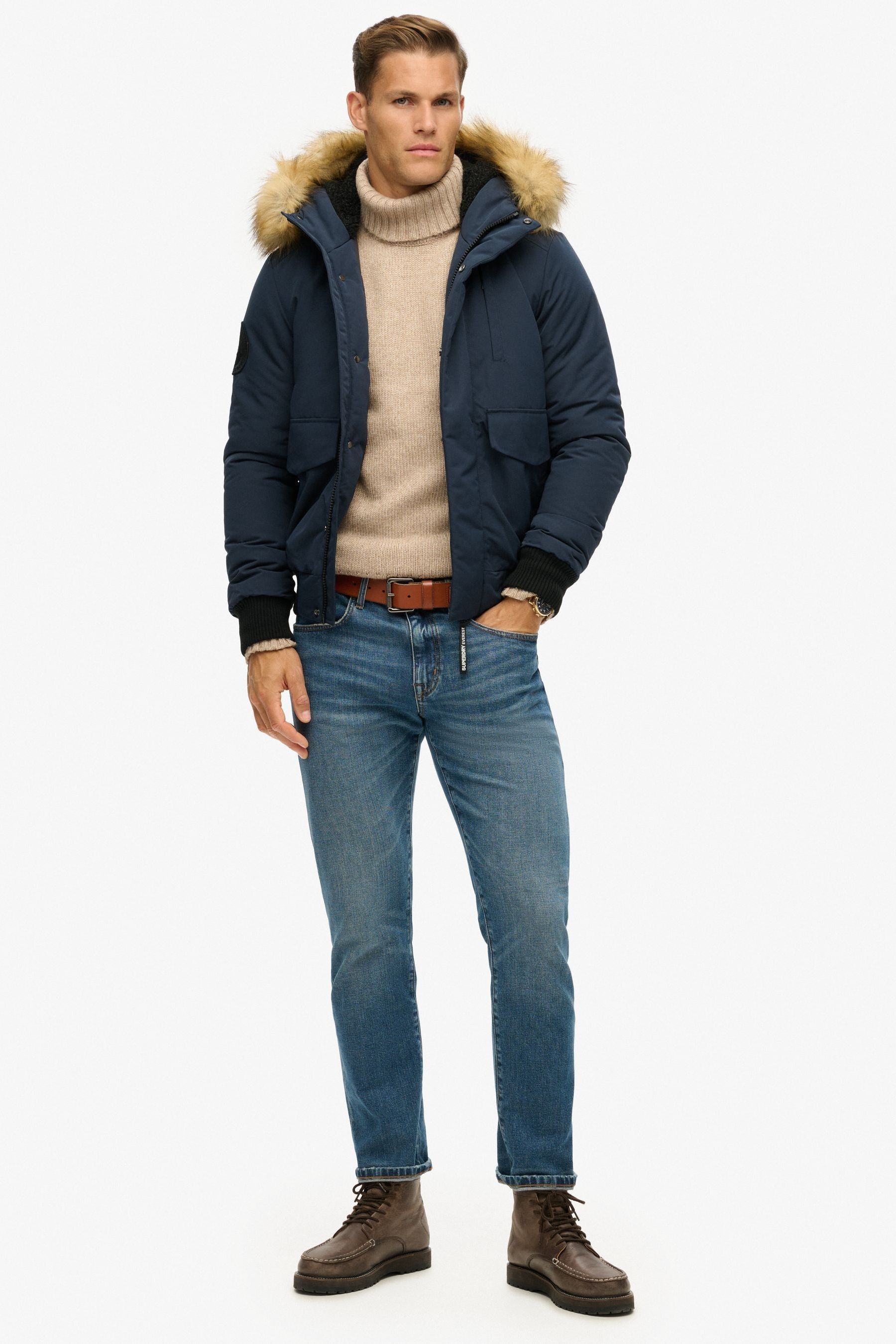 Puffer bomber jacket mens hotsell