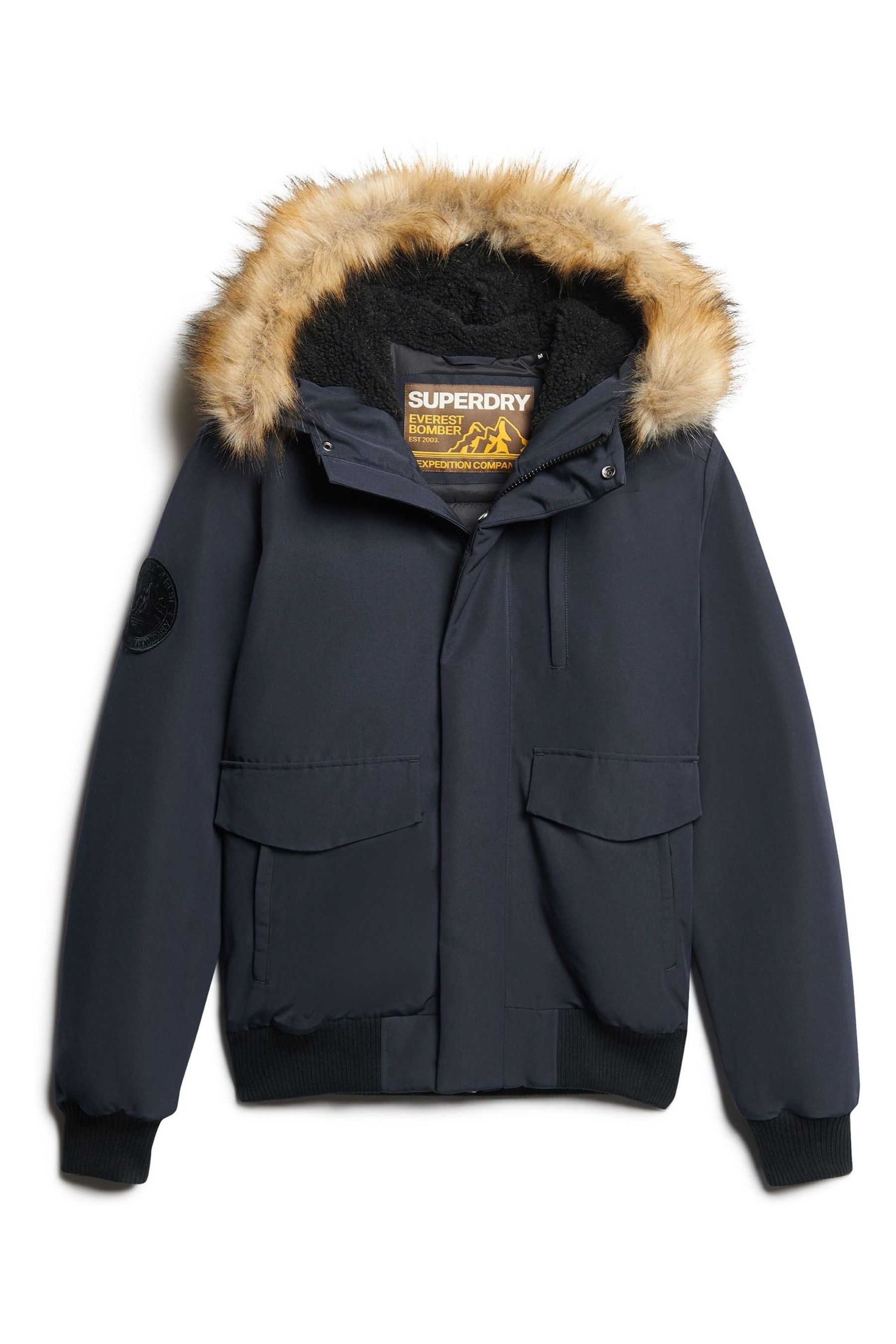 Superdry Everest Puffer Jacket Blue L Man