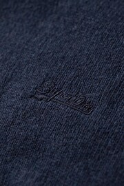 SUPERDRY Blue Essential Crew Jumper - Image 6 of 6