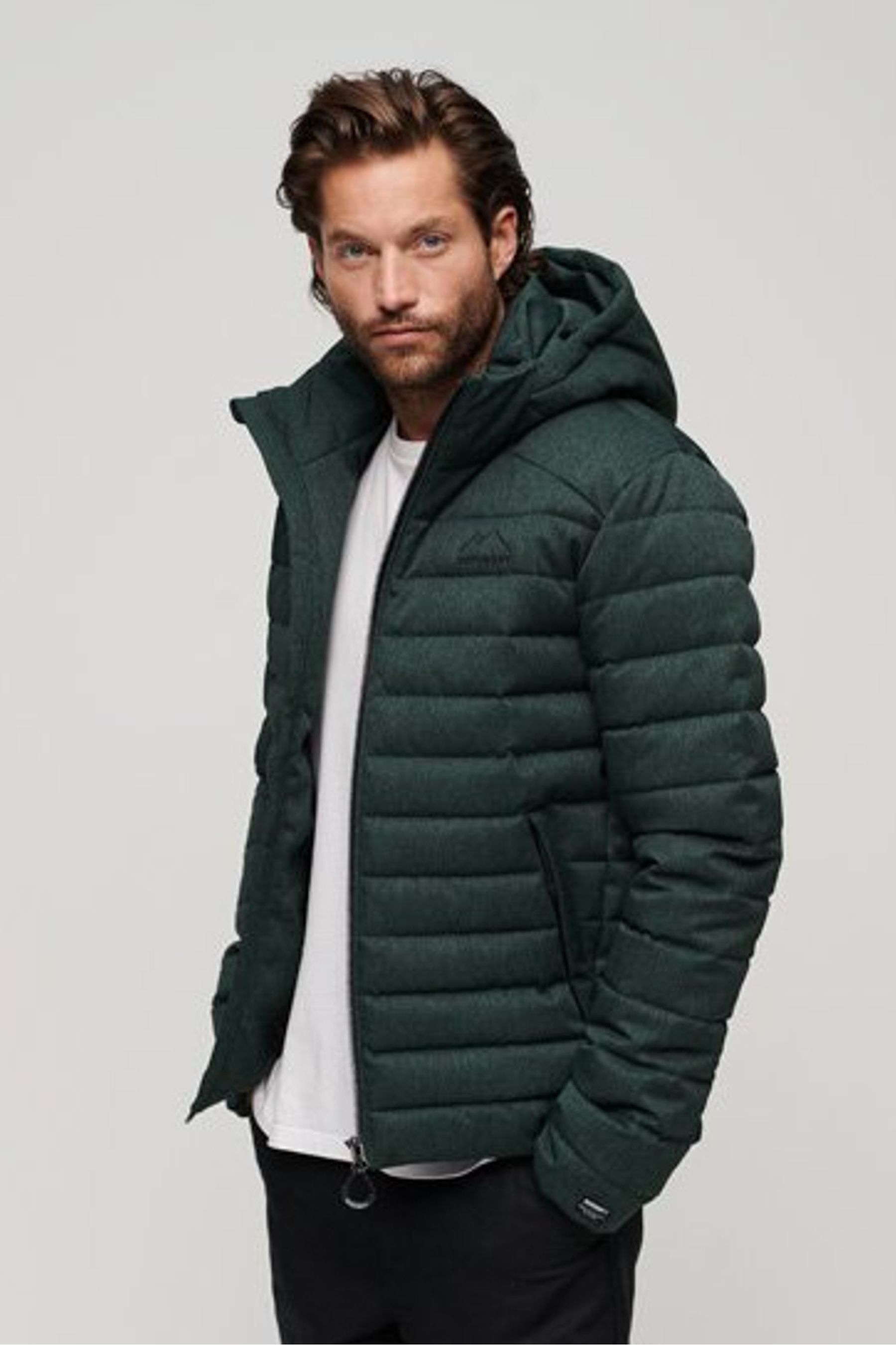 Superdry herringbone jacket top