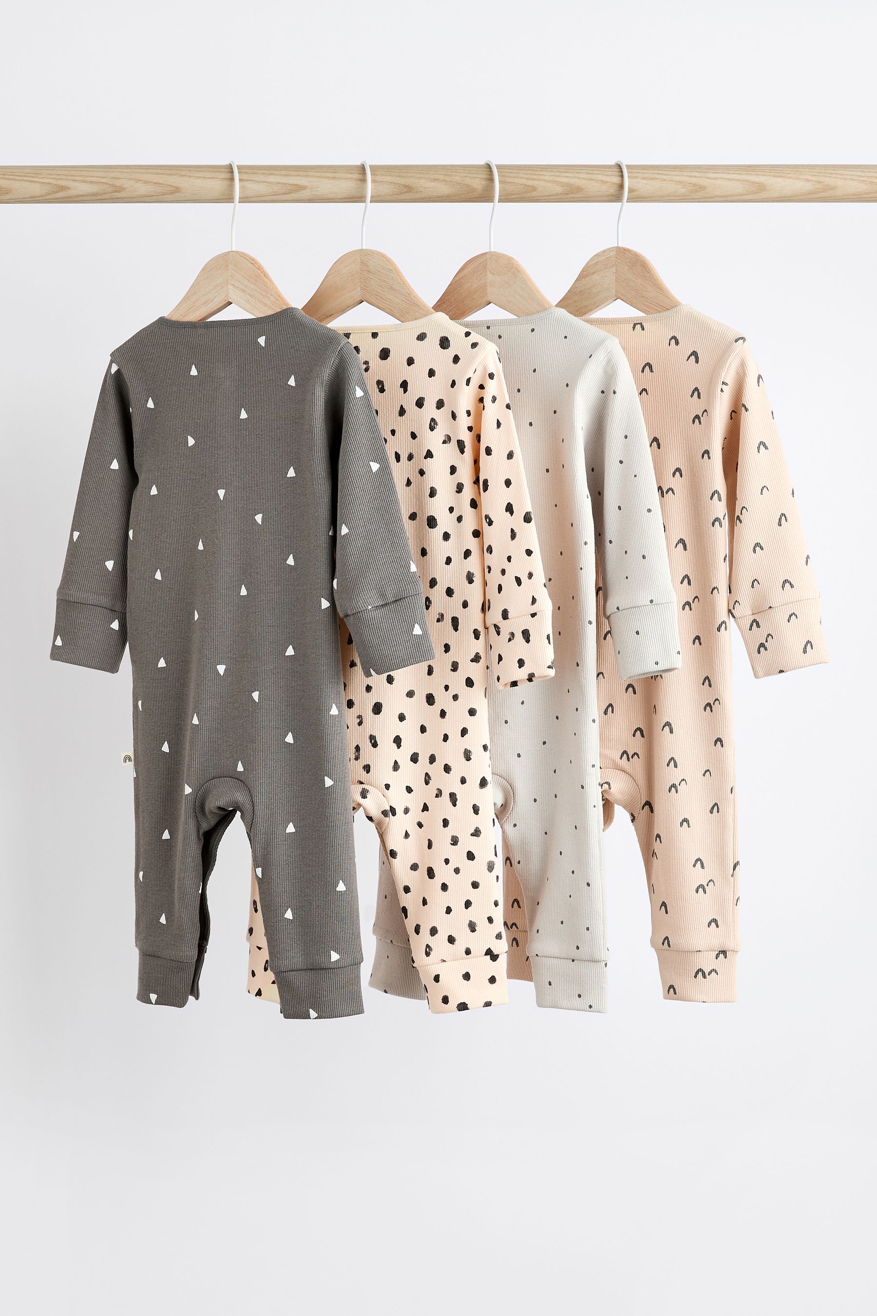 Footless sleepsuits girl on sale