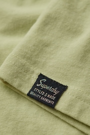 Superdry light Green Embossed Vintage Logo T-Shirt - Image 5 of 5