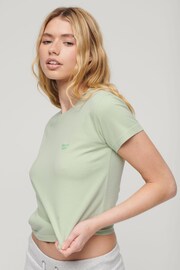 Superdry Green Essential Logo 90's T-Shirt - Image 3 of 6