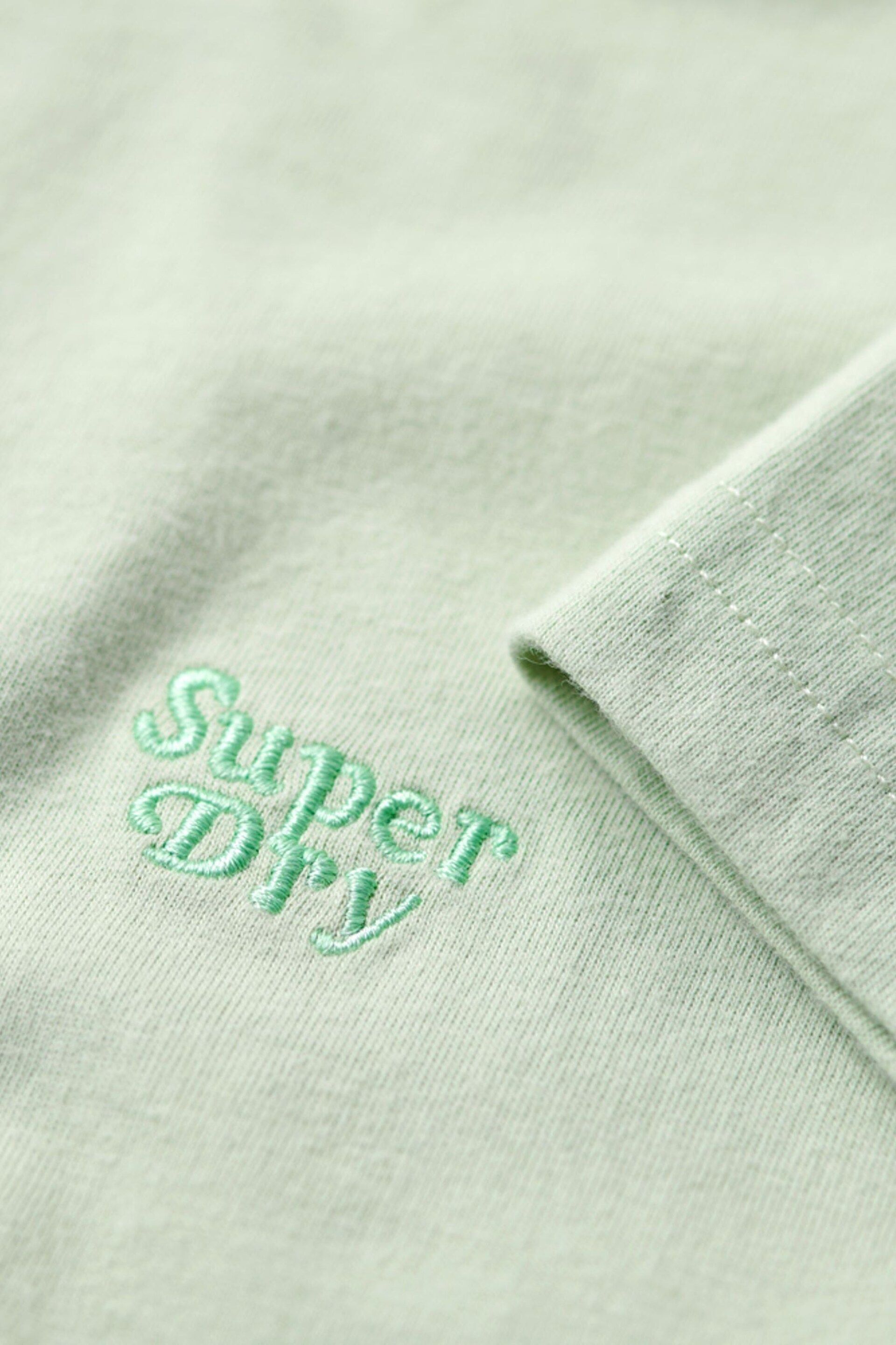 Superdry Green Essential Logo 90's T-Shirt - Image 5 of 6