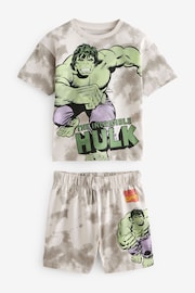 Green/Grey Incredible Hulk Short Pyjamas Single (12mths-12yrs) - Image 5 of 8