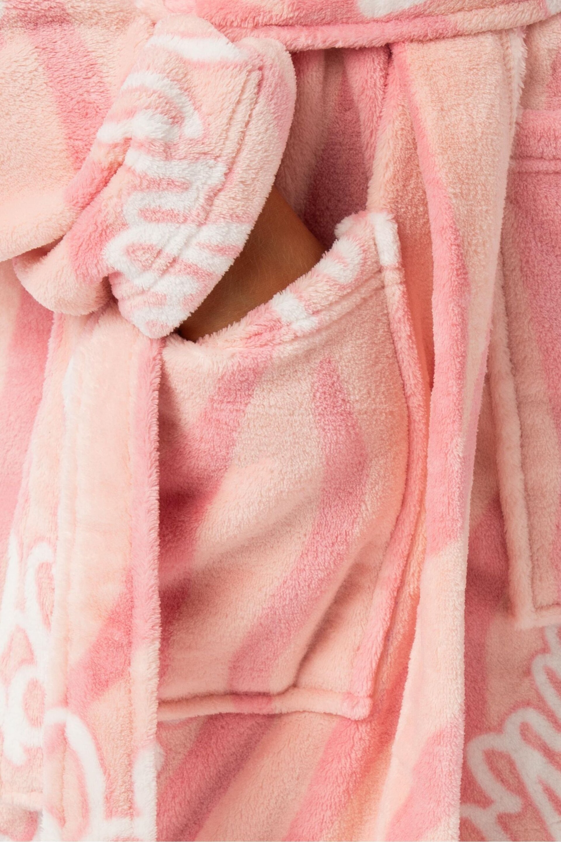 Vanilla Underground Pink Barbie Ladies Robe - Image 4 of 5