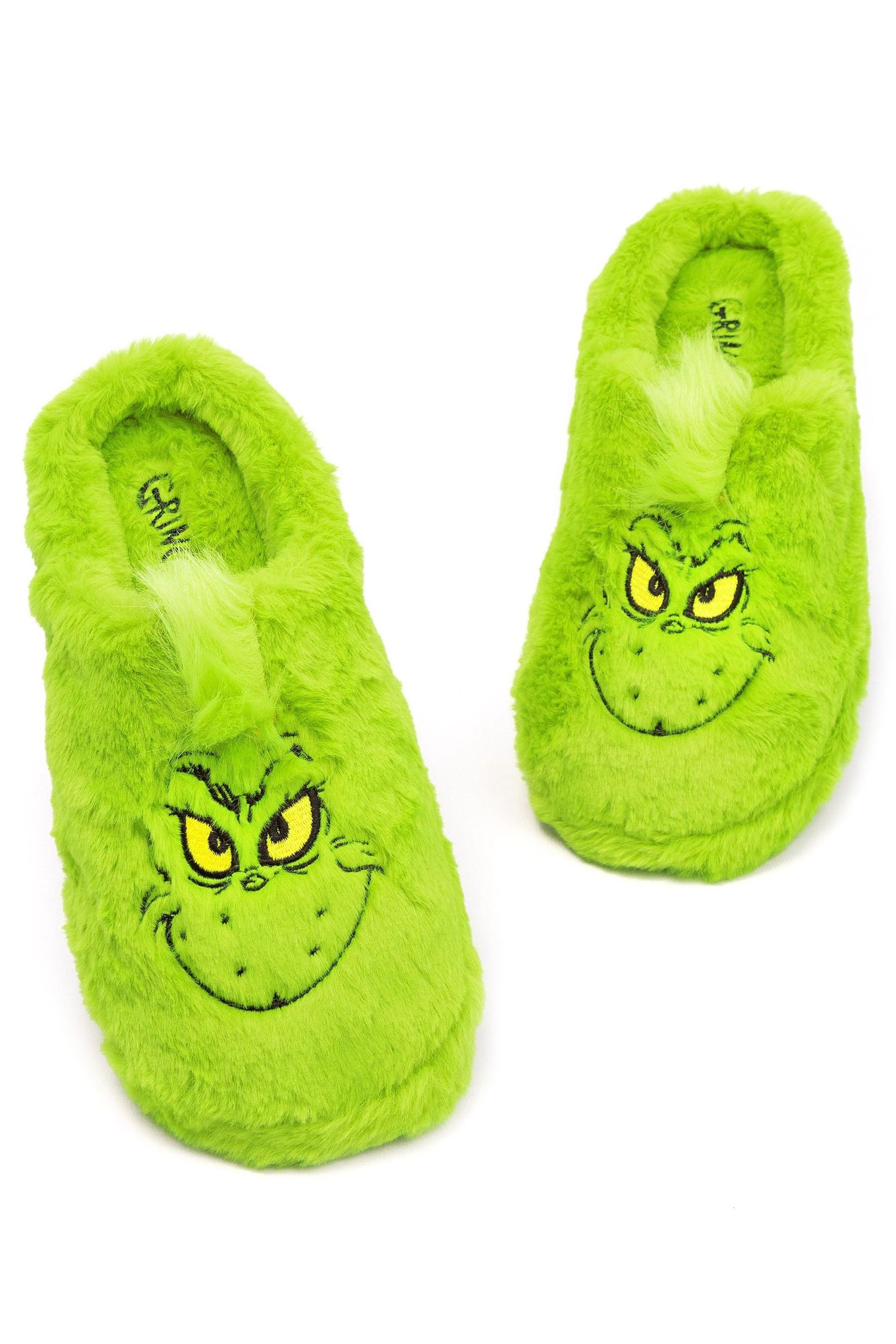 Grinch slippers for adults hotsell