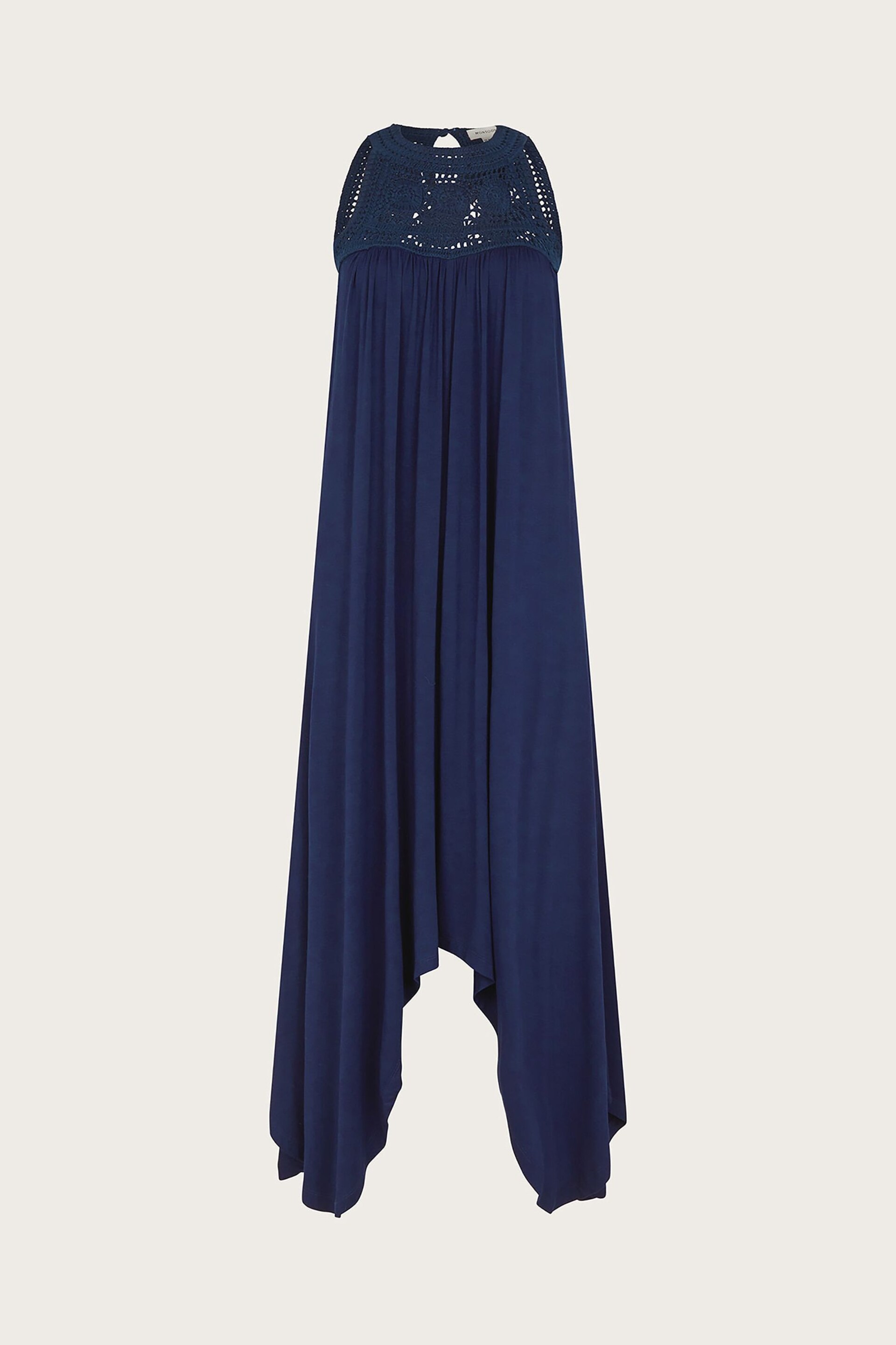 Monsoon Blue Darcy Crochet Dress - Image 5 of 5
