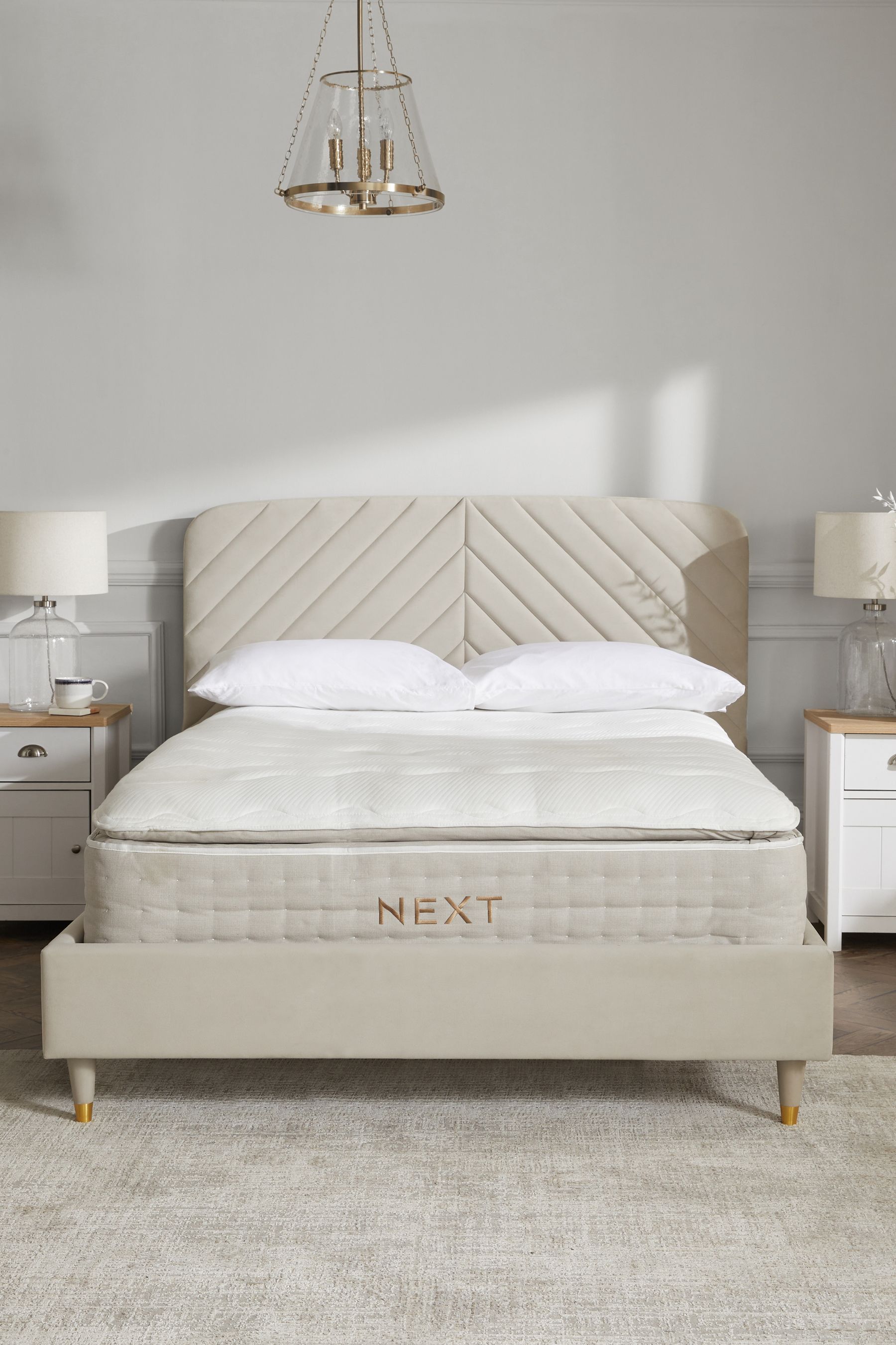 Buy 1500 Pocket Sprung British Wool Squishy Firm Mattress with Pillow Top from Next Ireland