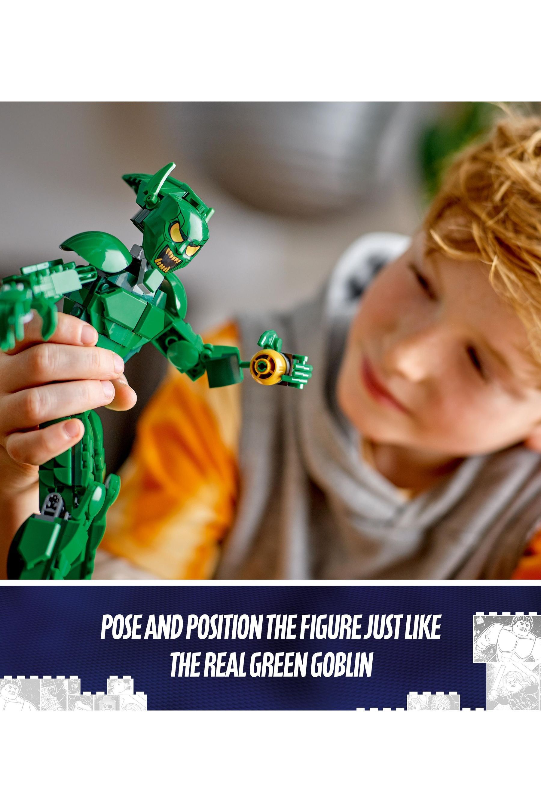 Buy LEGO Marvel Green Goblin Construction Figure 76284 from Next Austria