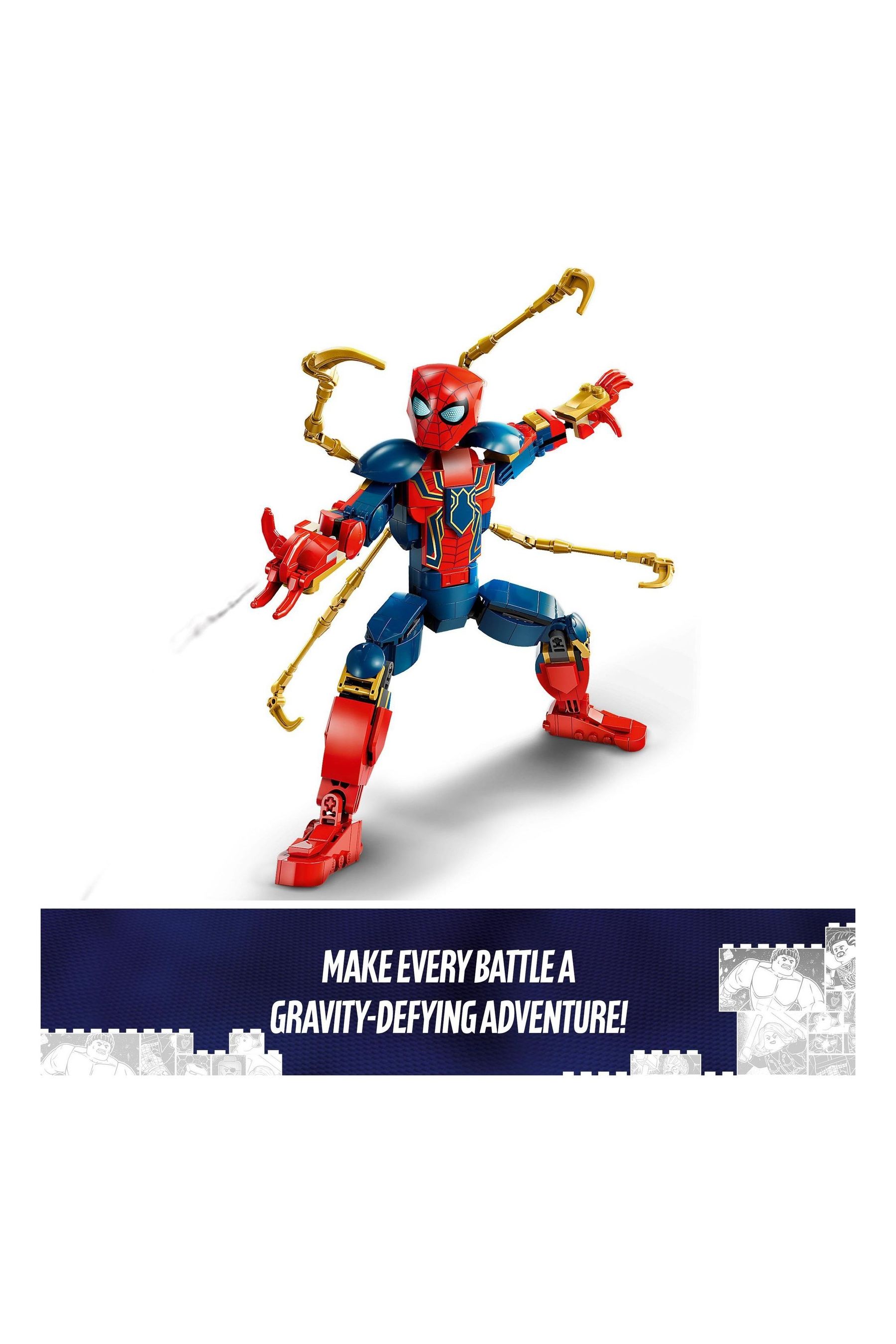 Buy LEGO Marvel Iron Spider Man Construction Figure 76298 from the Next UK online shop