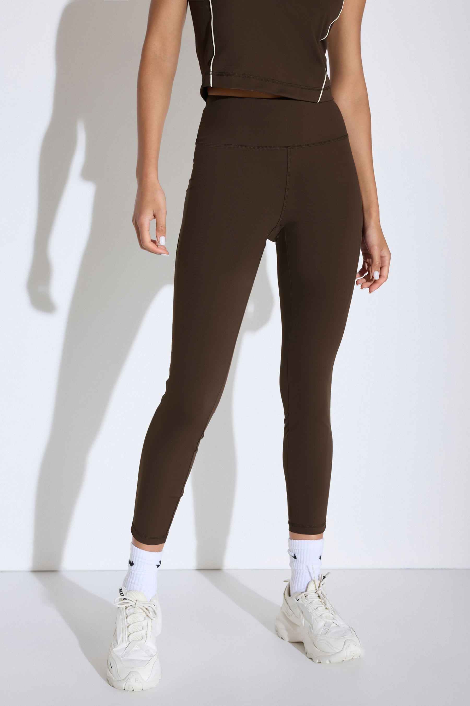 Buy Chocolate Brown Supersoft Everyday Sports Leggings from Next Luxembourg
