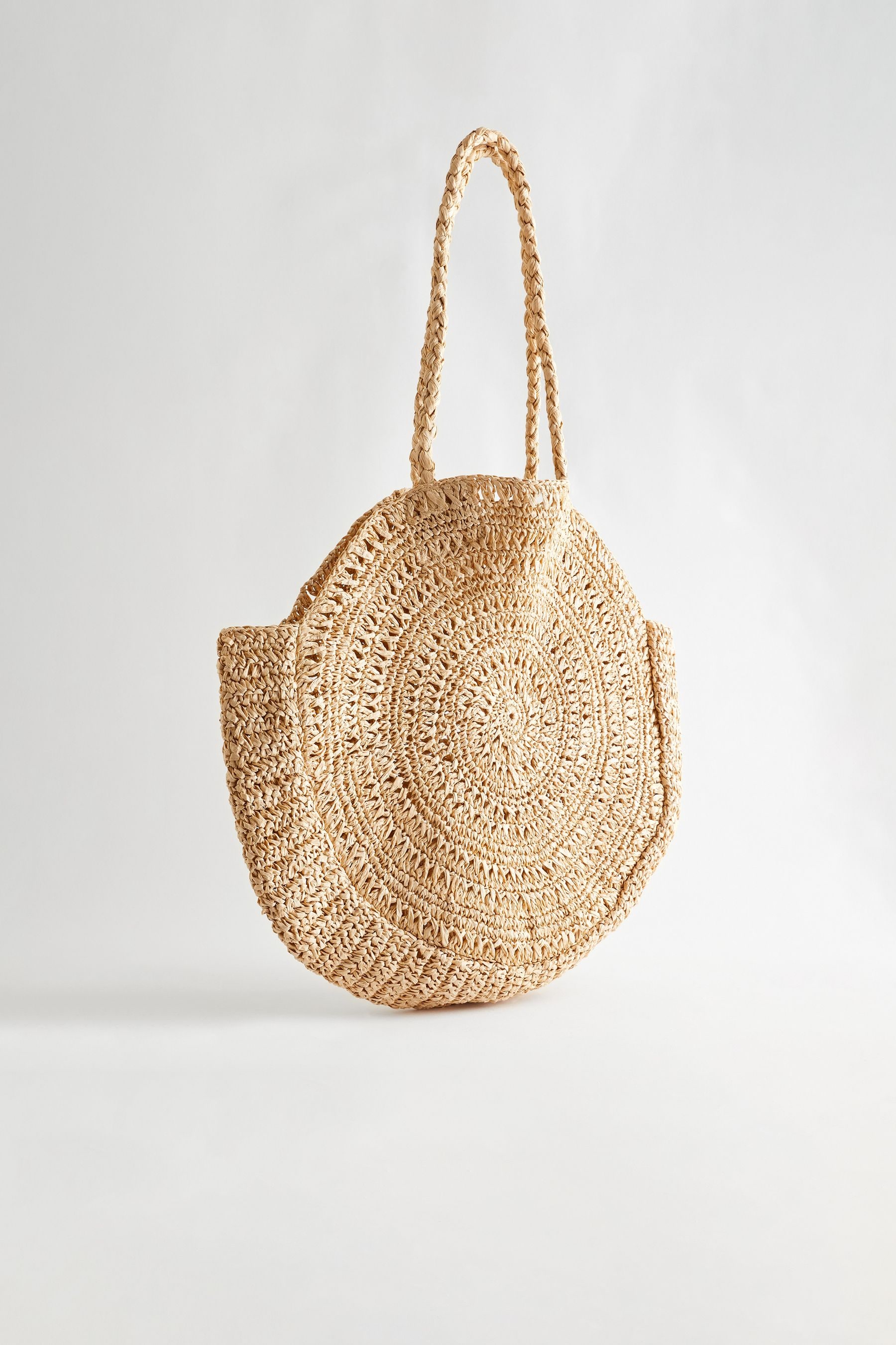 Circle straw tote shop