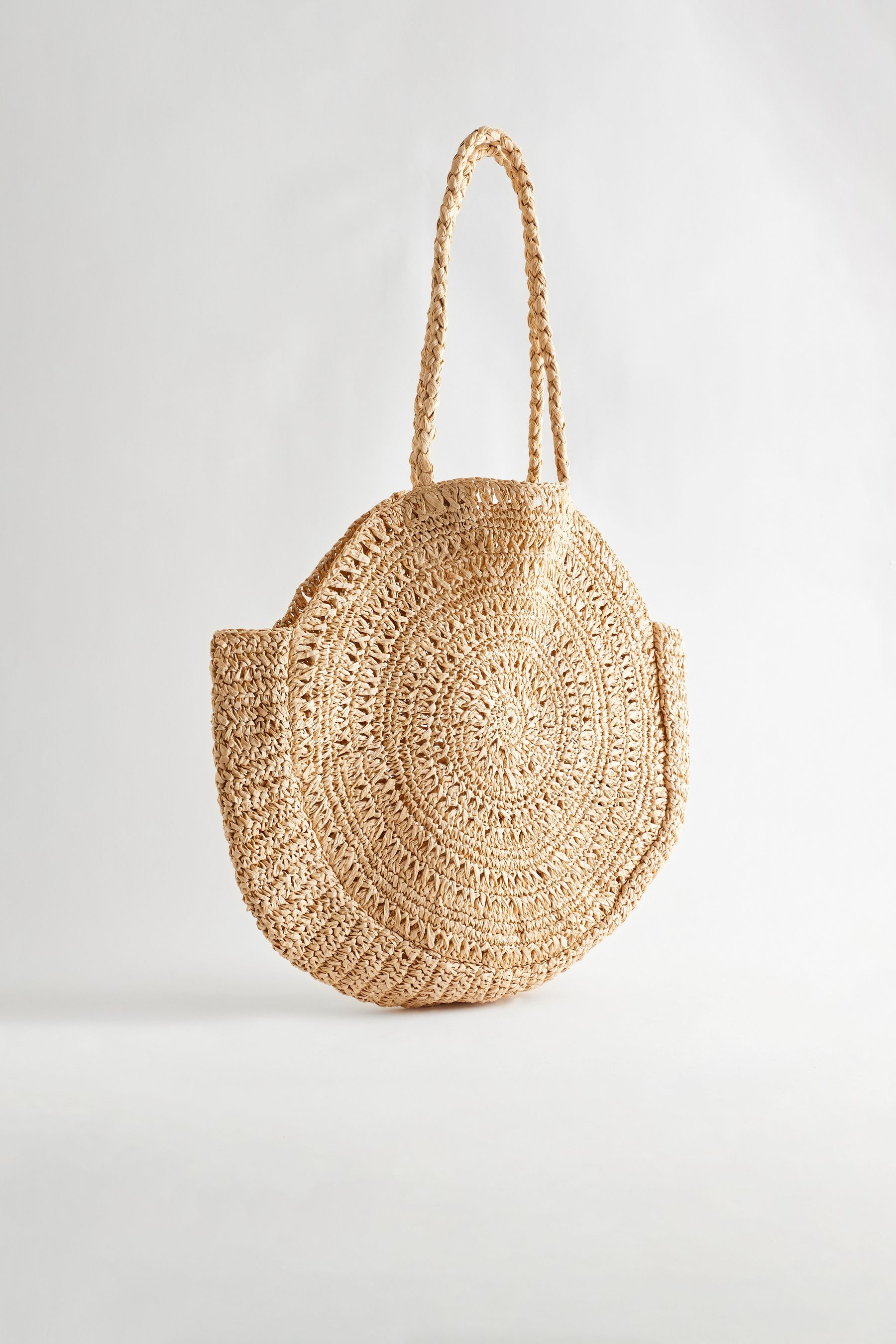 Buy Natural Straw Circle Shoulder Bag from the Next UK online shop