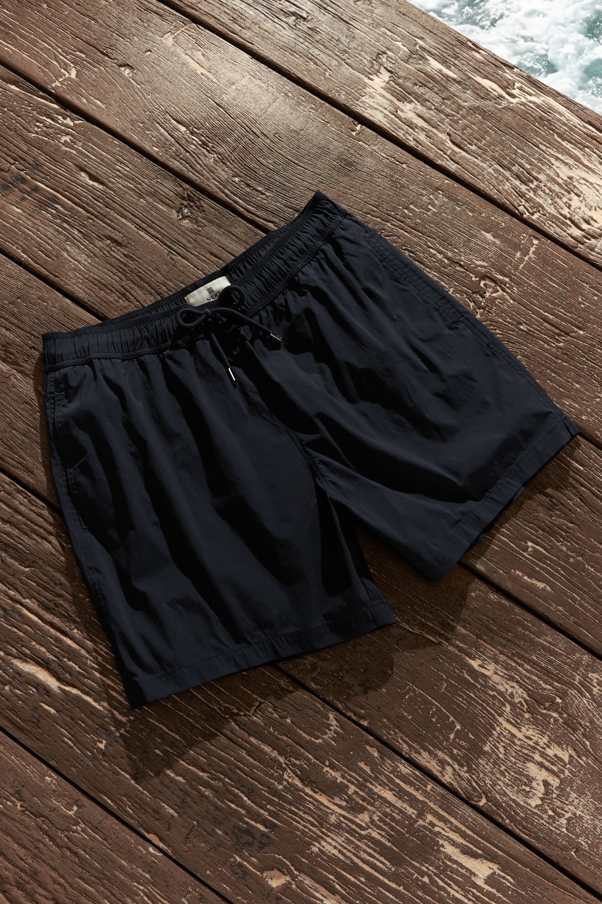 Navy Premium Swim Shorts - Image 8 of 12