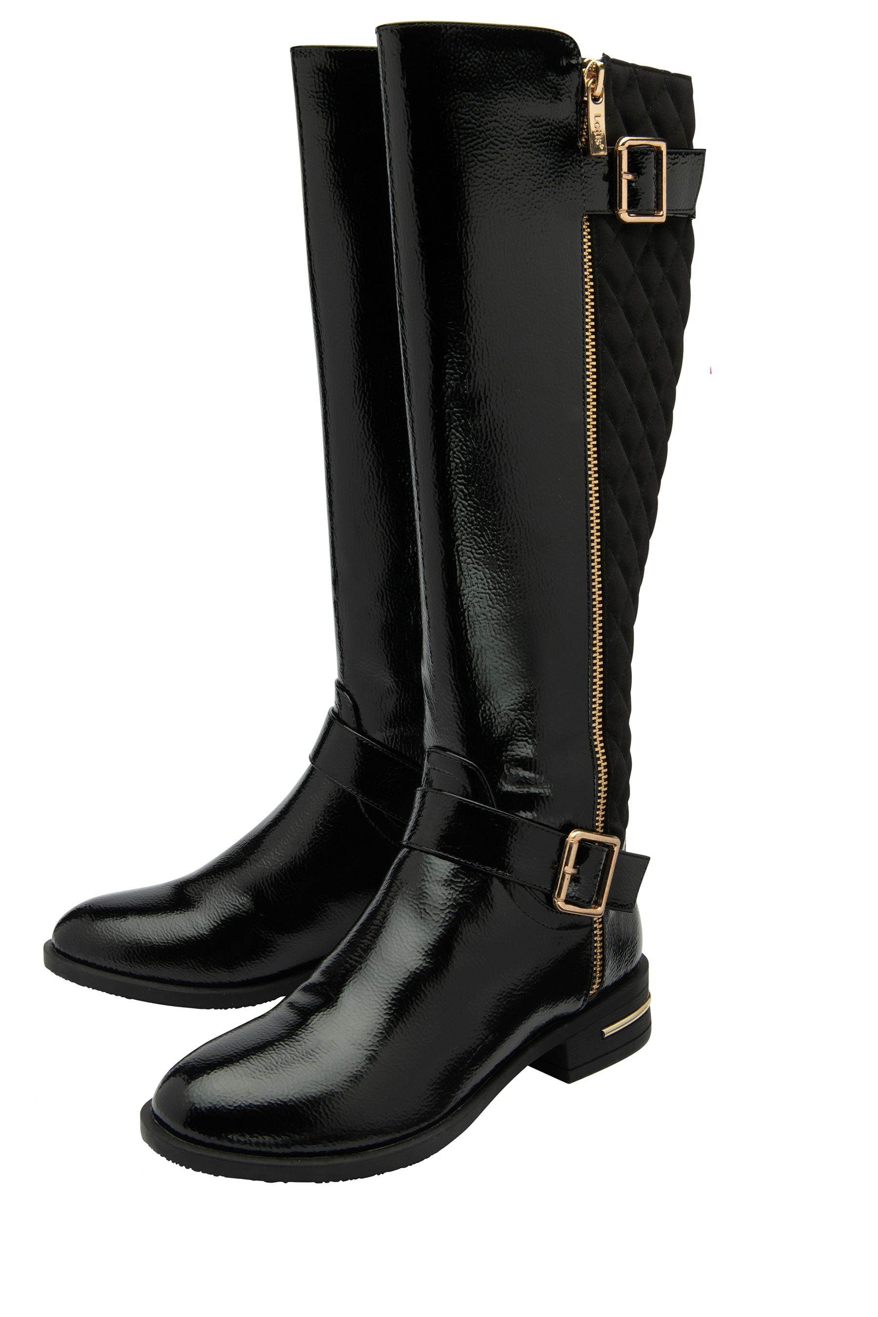Lotus black boots hotsell