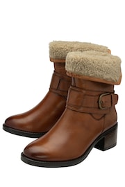 Lotus Brown Ankle Boots - Image 2 of 4