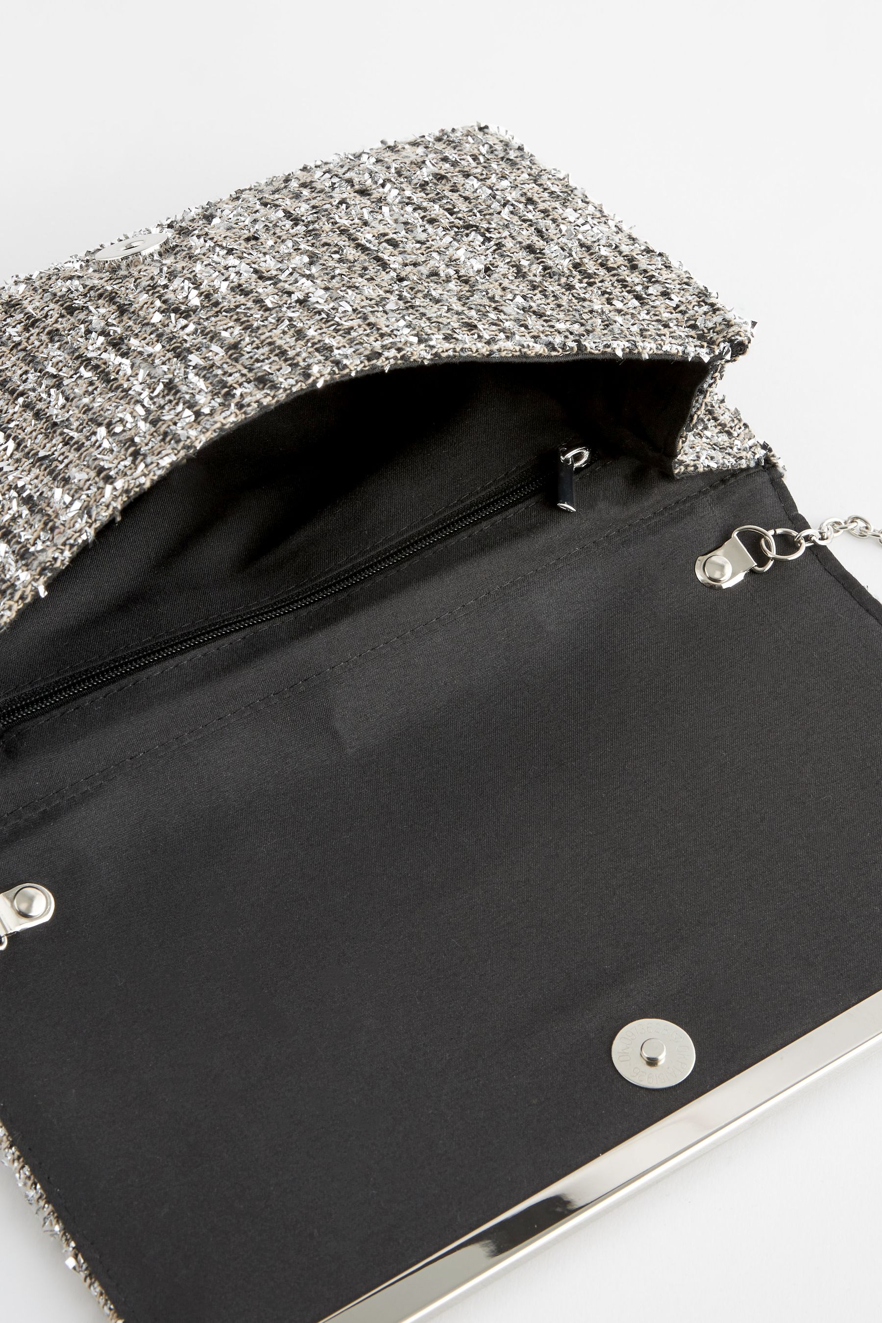 Dark grey clutch bag online