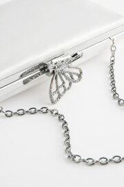 White Butterfly Detail Clutch - Image 9 of 10