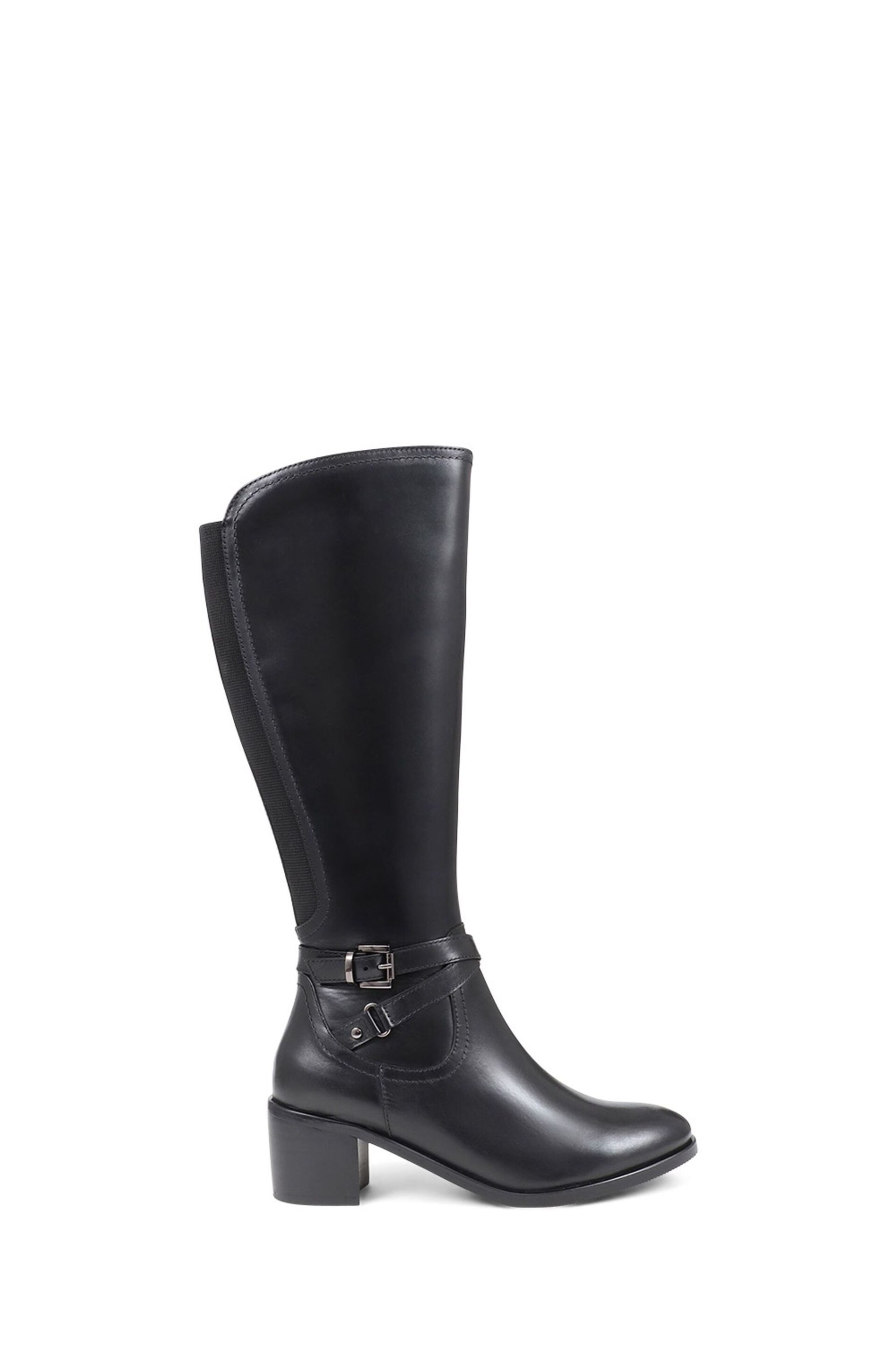 Pavers Smart Tall Black Heeled Boots - Image 1 of 5