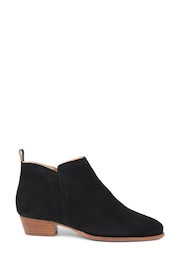 Jones Bootmaker Florie Heeled Leather Black Ankle Boots - Image 2 of 6