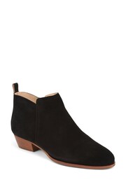 Jones Bootmaker Florie Heeled Leather Black Ankle Boots - Image 3 of 6