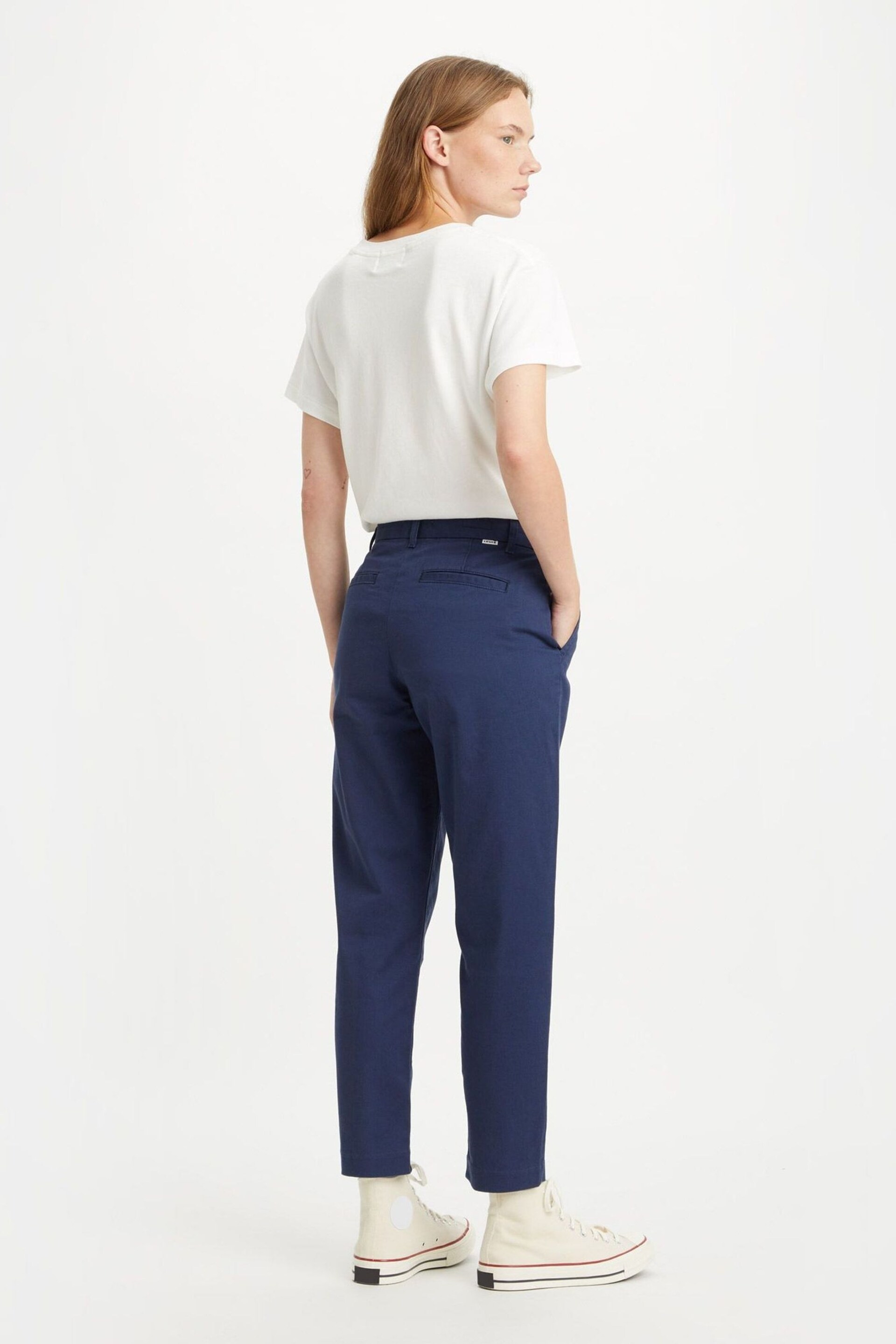 Levi's® Blue Essential Chino Trousers - Image 2 of 3
