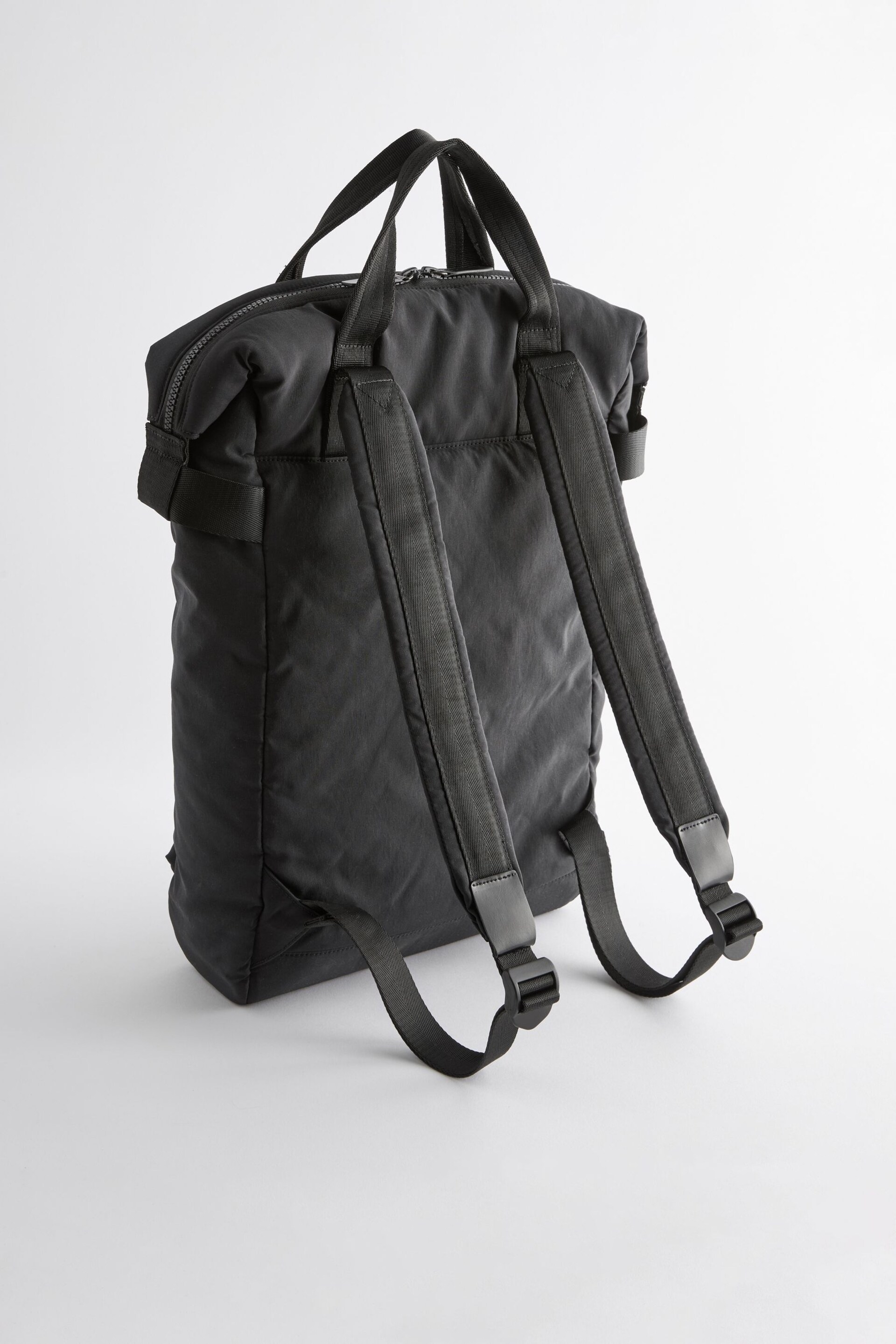 Black Nylon Rucksack - Image 3 of 8