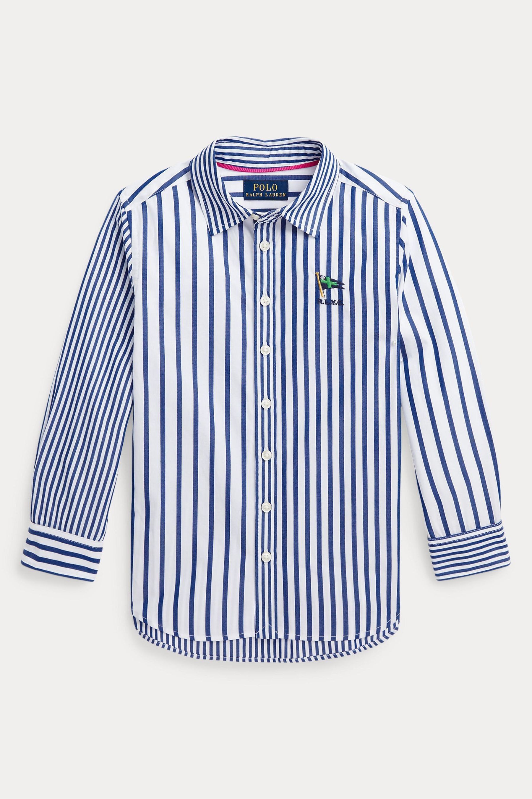Striped cotton fun shirt outlet