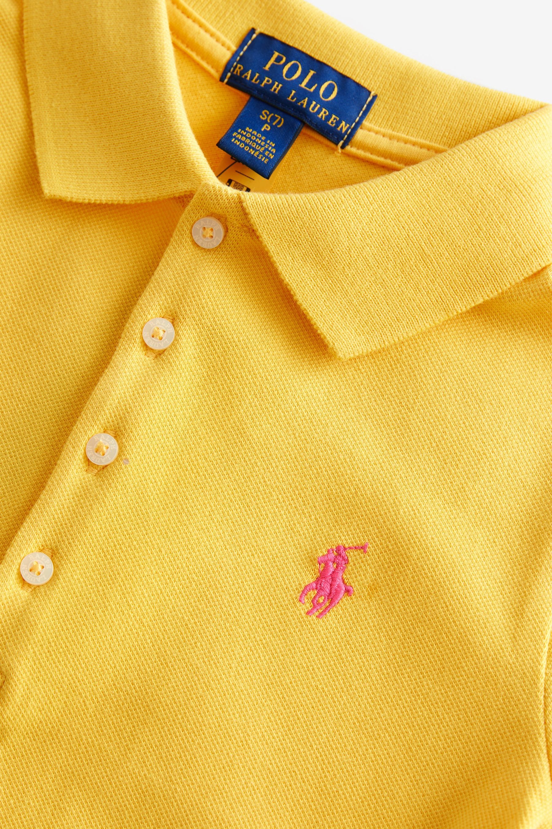 Girls yellow polo dress on sale