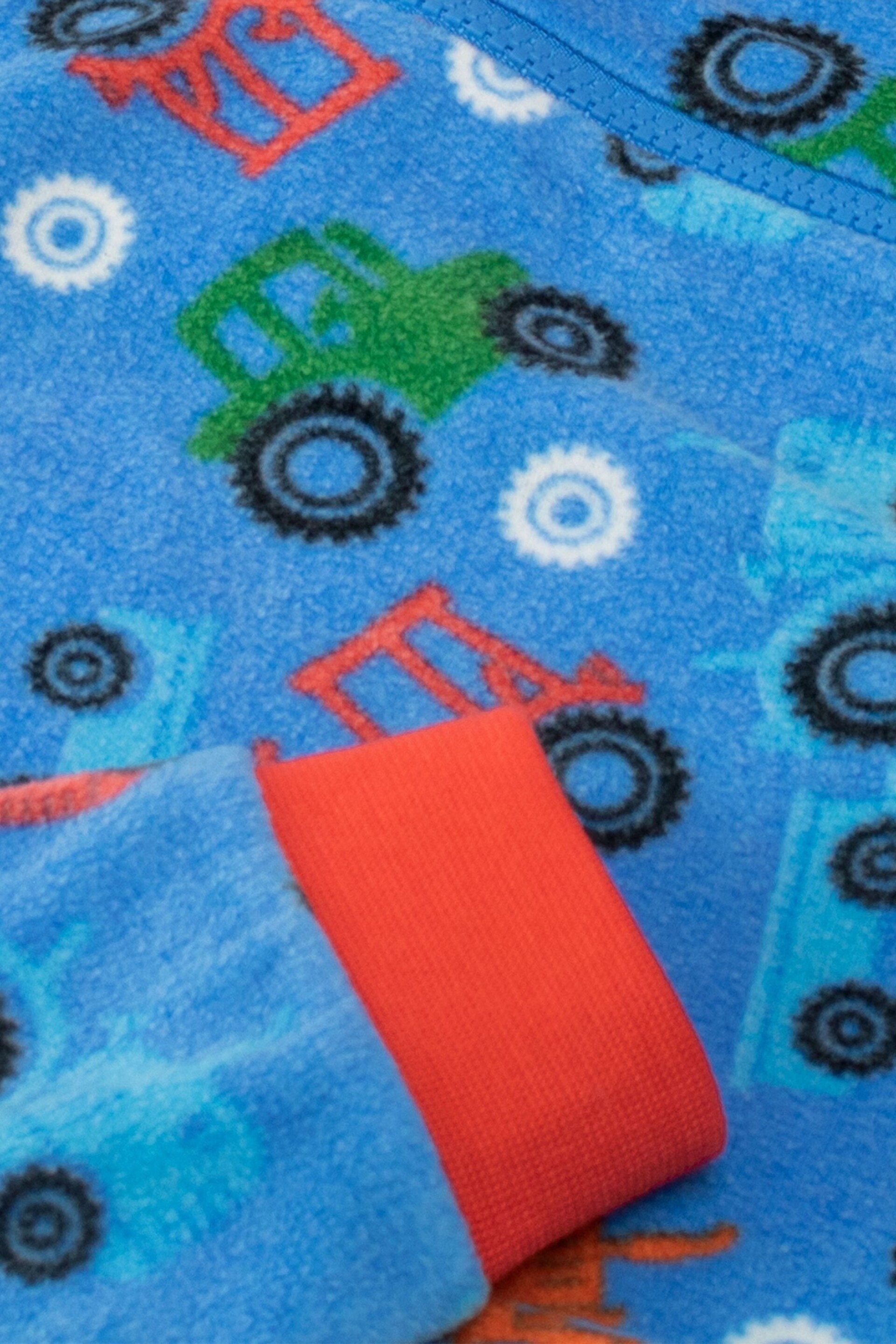 Harry Bear Blue Tractor Onesie AOP TRACTOR PRINT - Image 4 of 4