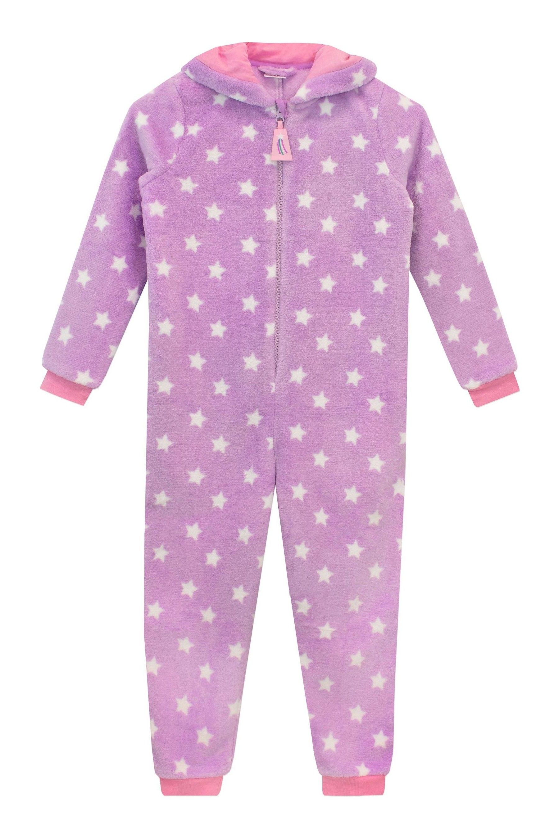 Buy Harry Bear Purple Unicorn Stars Print All In One from the Next UK online shop