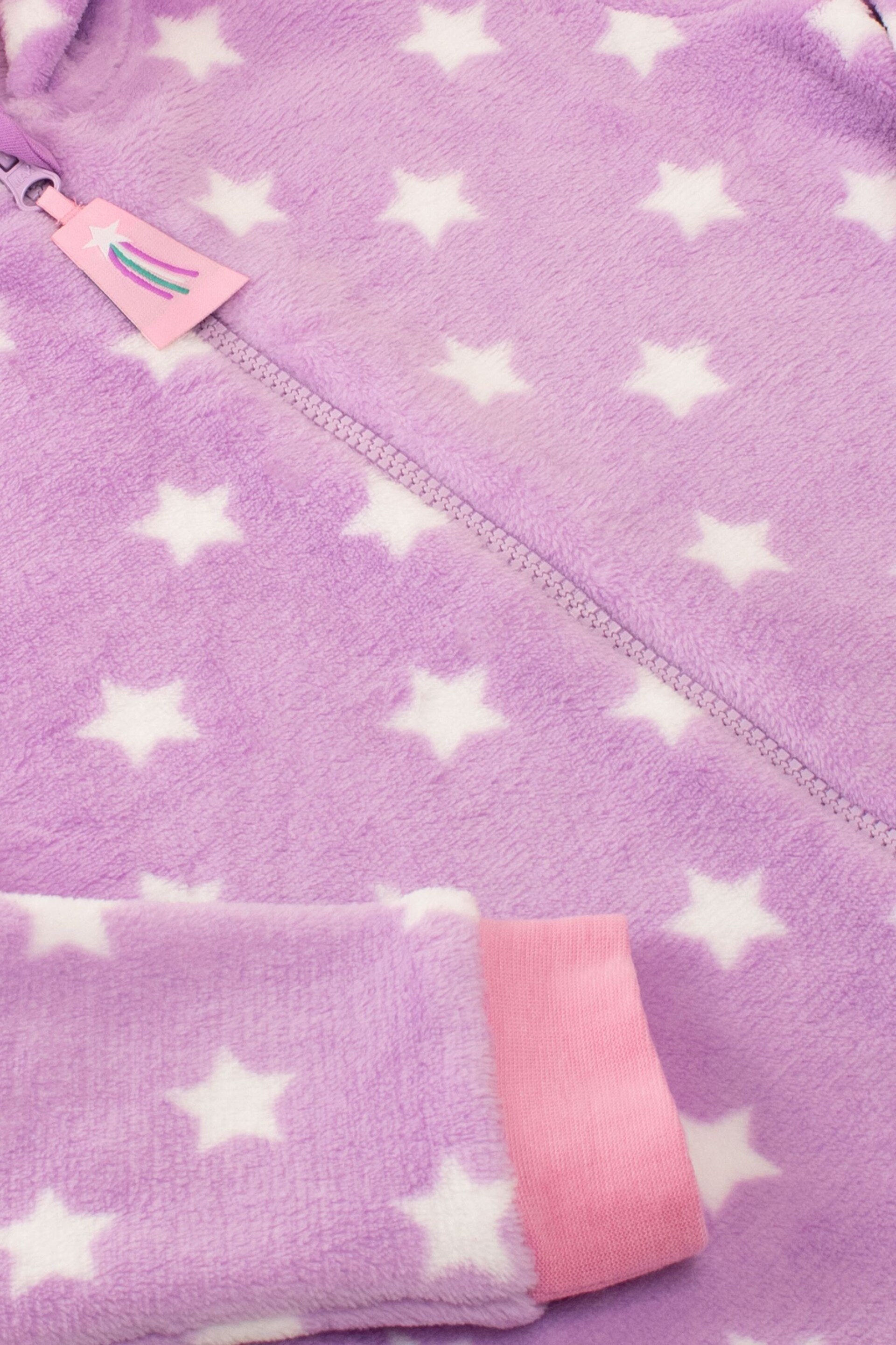 Harry Bear Purple Unicorn Onesie STARS AOP - Image 4 of 4