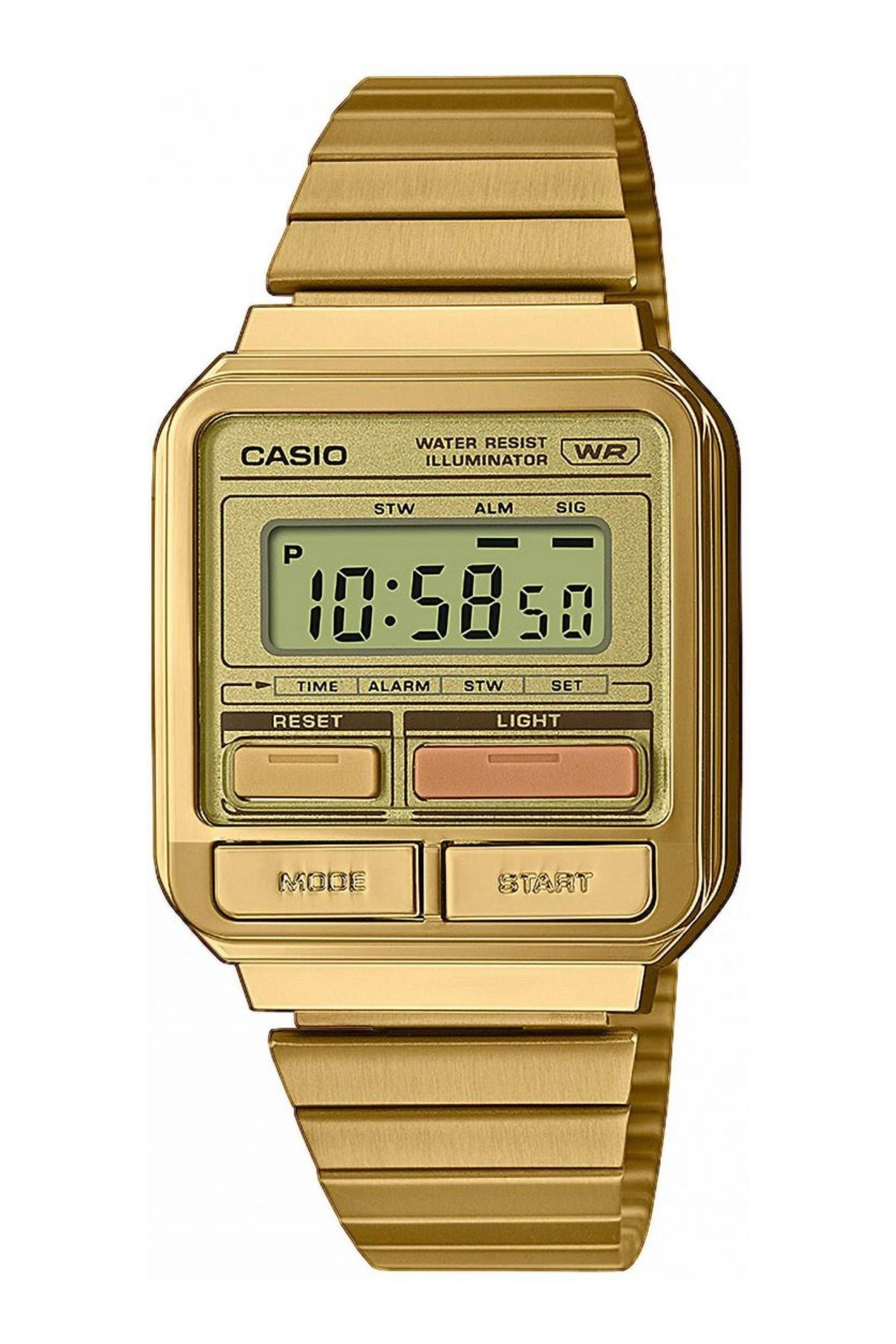 Buy Casio Gold Front Button Series Vintage Watch from the Next UK online shop