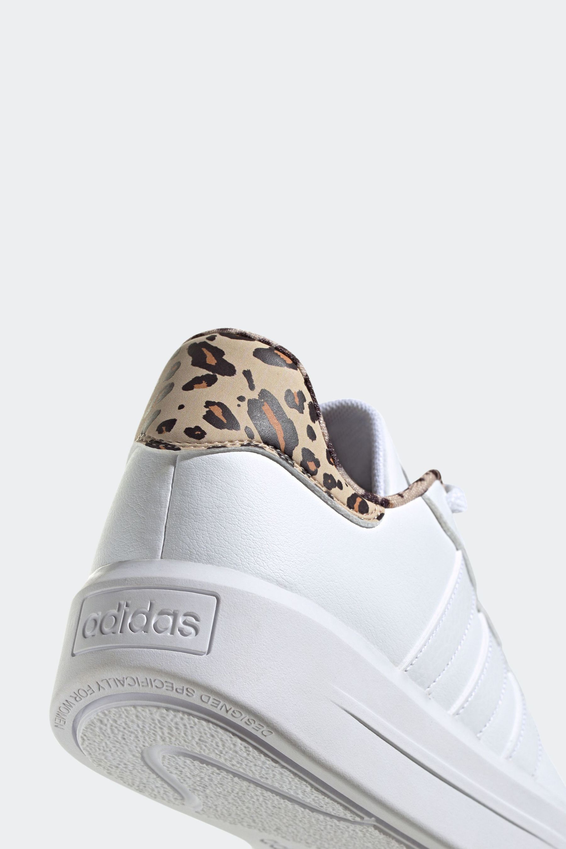 Buy adidas White Animal Court Platform Shoes from Next Luxembourg