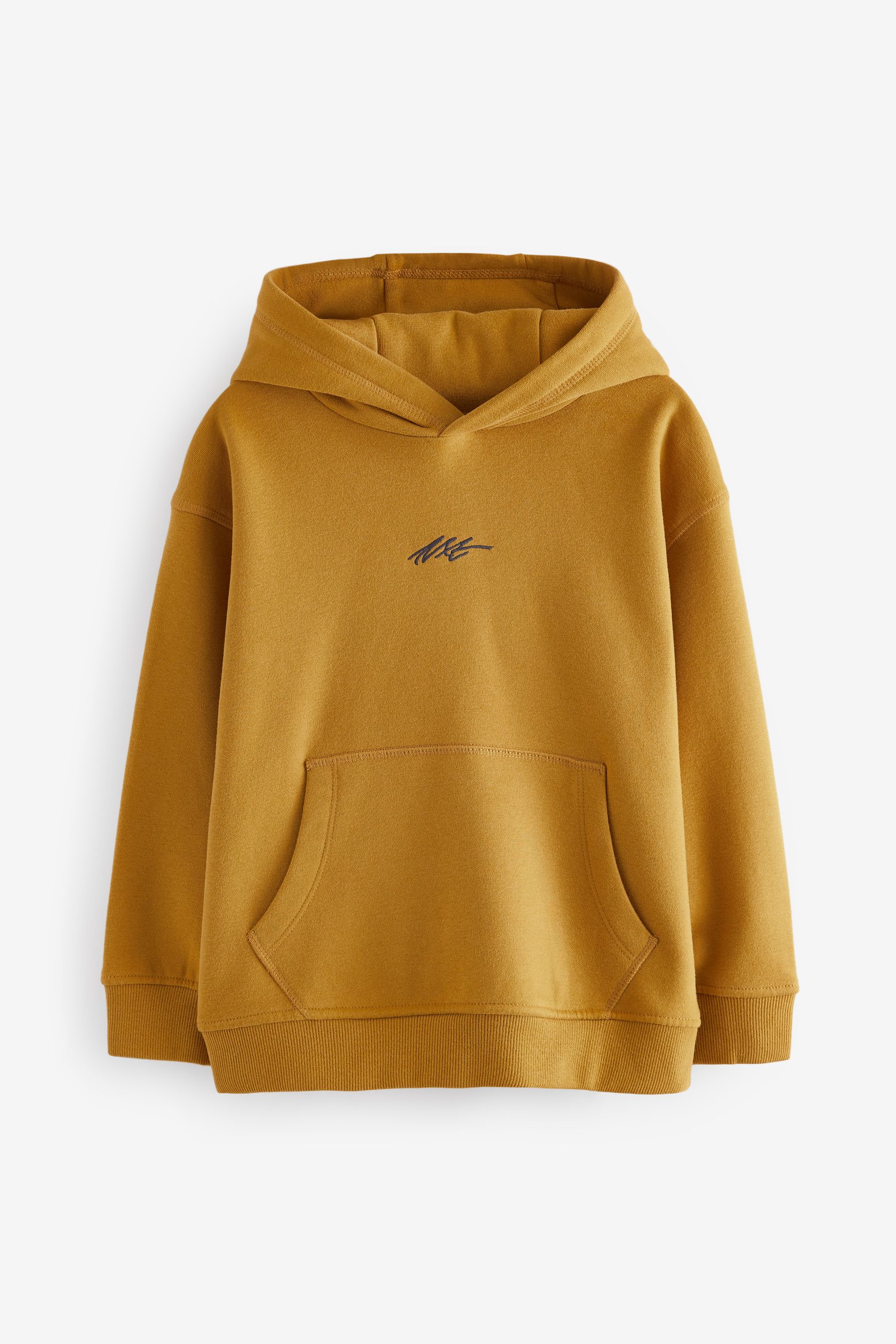 Buy Ochre Yellow Plain Jersey Hoodie 3 16yrs from the Next UK online shop