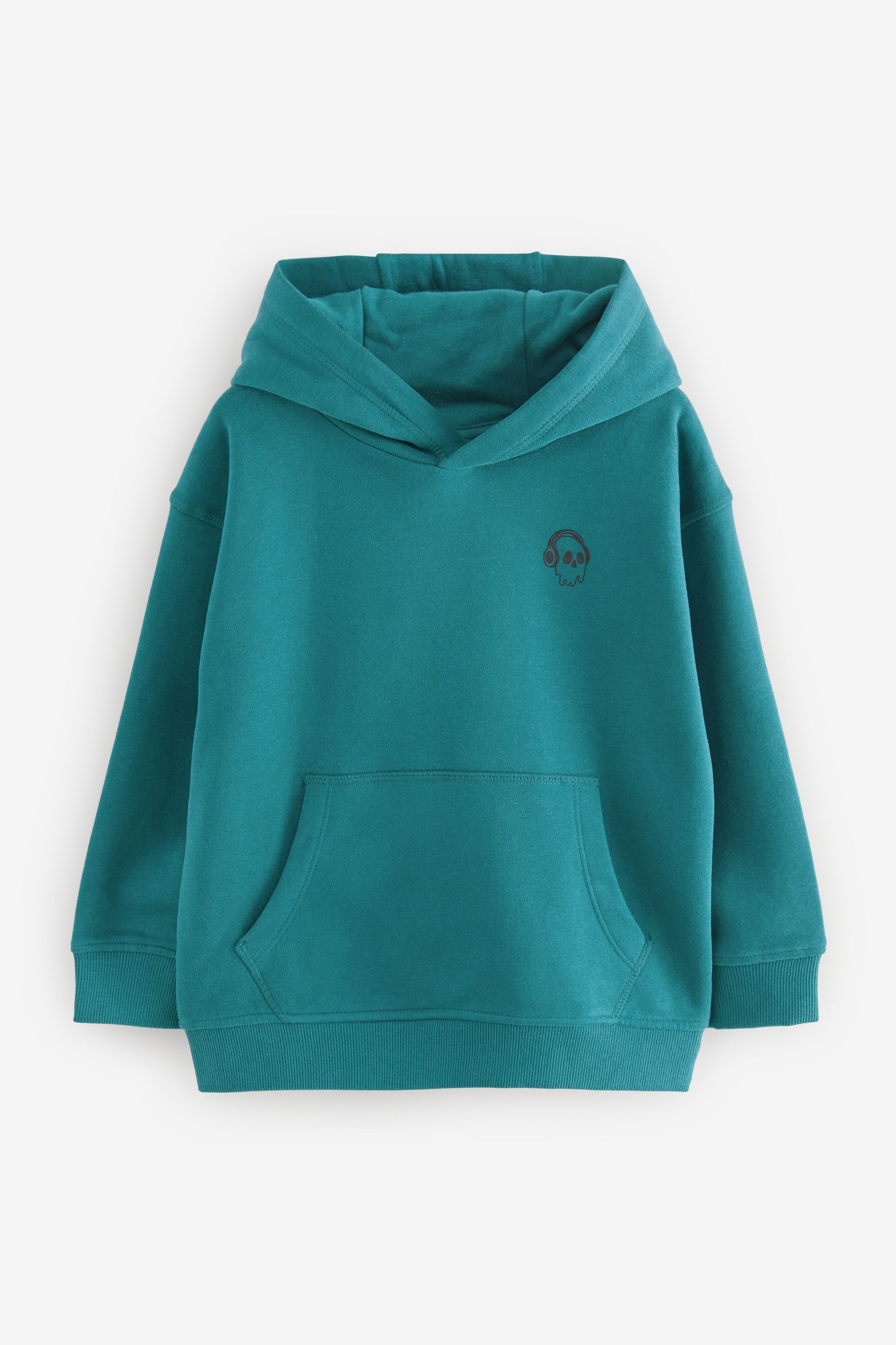 Buy Teal Blue Plain Jersey Hoodie 3 16yrs from the Next UK online shop