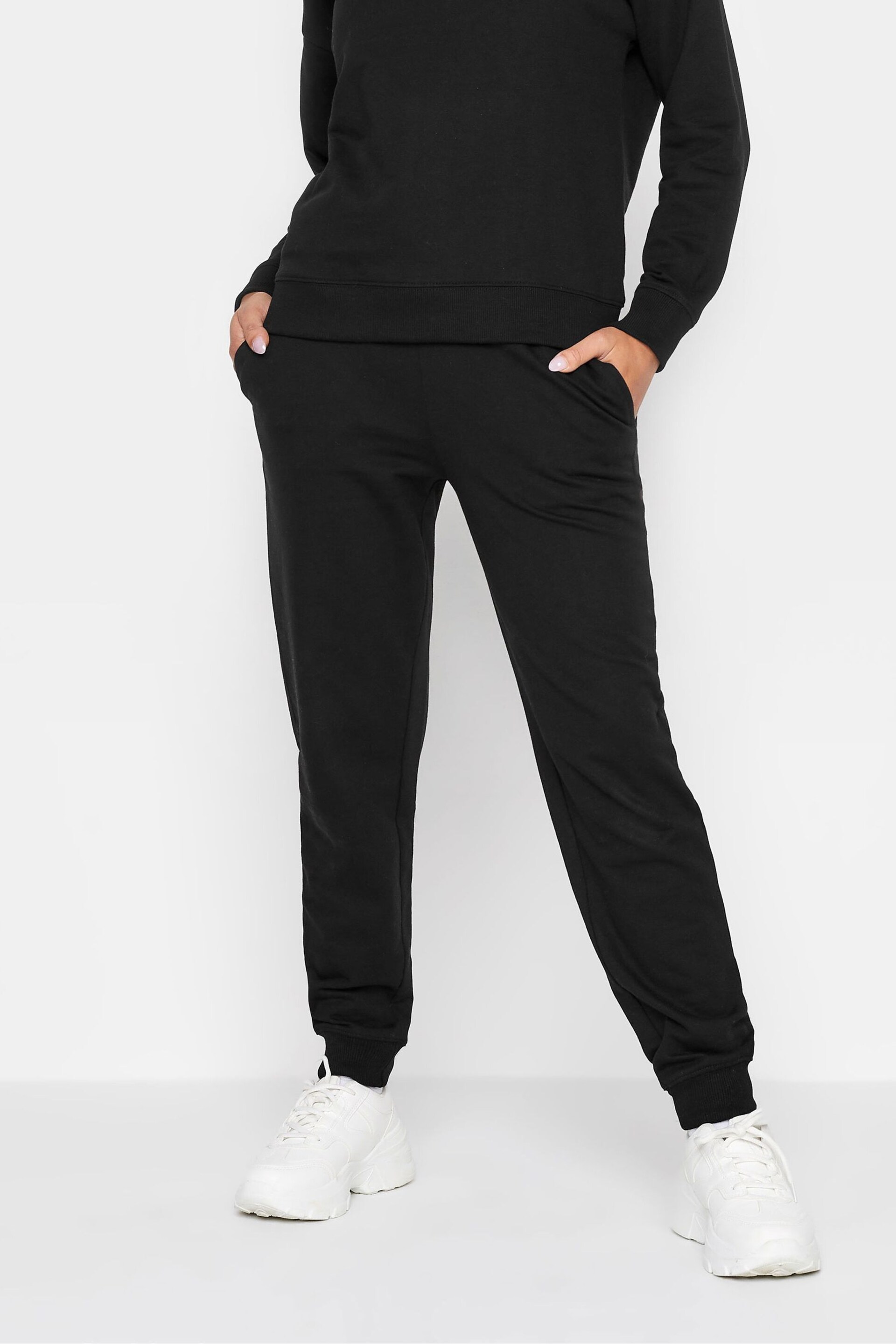 PixieGirl Petite Black Basic Joggers 2 Pack - Image 2 of 3