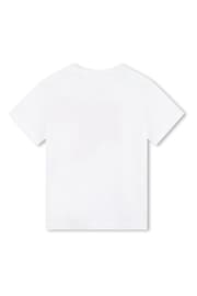 HUGO Logo Short Sleeve White T-Shirt - Image 2 of 2