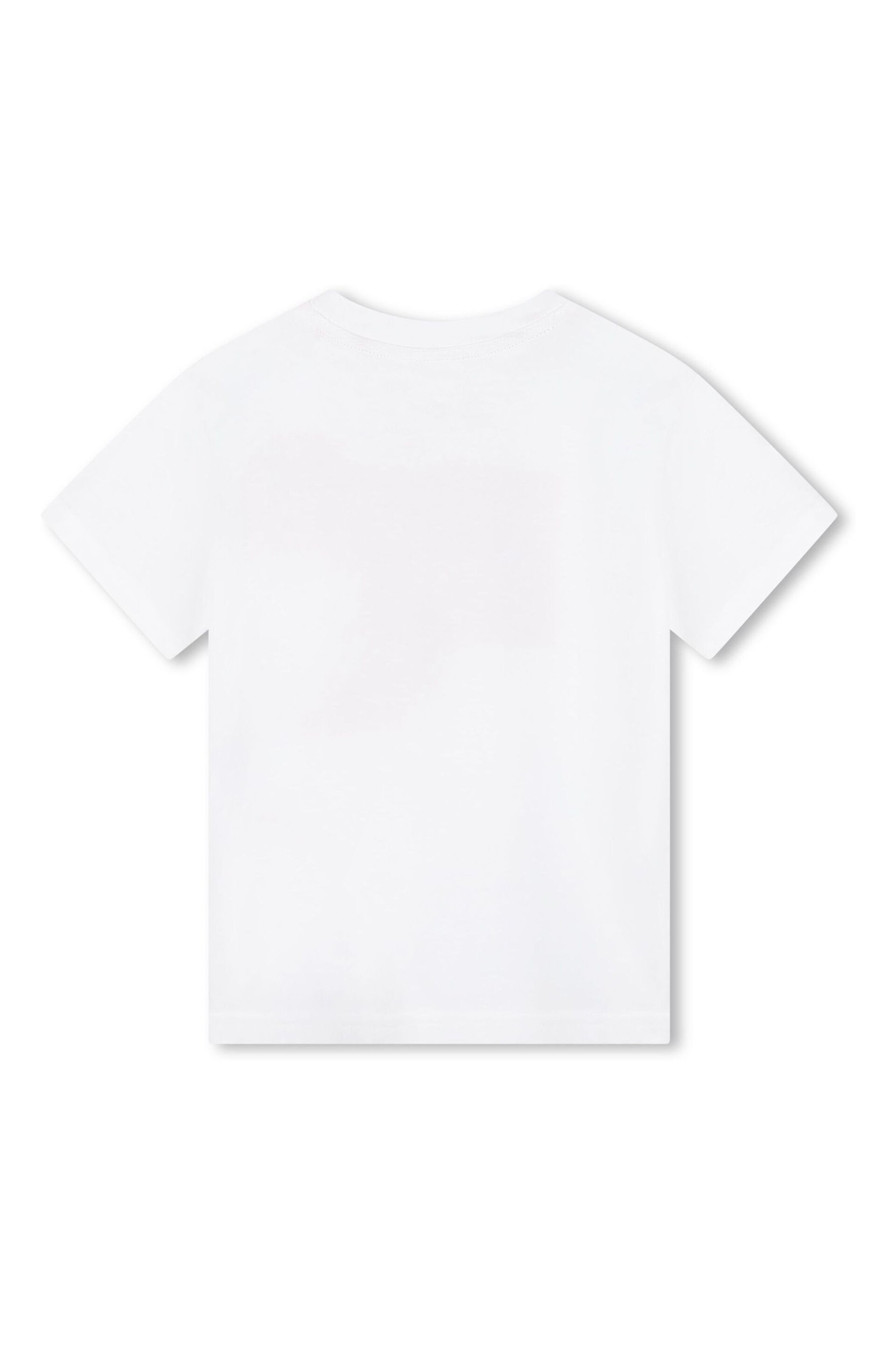 HUGO Logo Short Sleeve White T-Shirt - Image 2 of 2