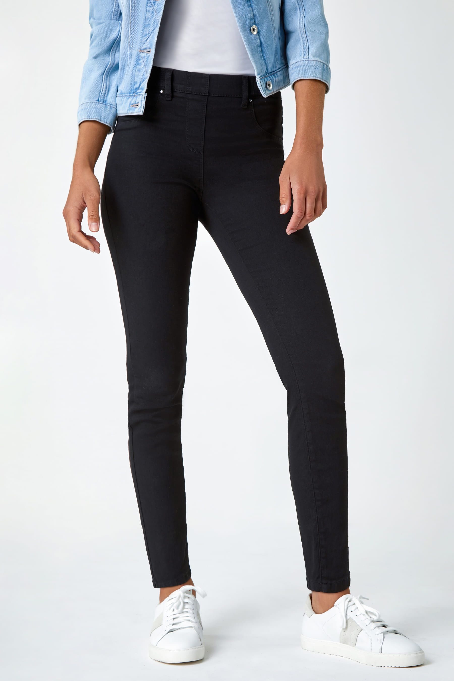 Buy Roman Black Originals Full Length Denim Jeggings from the Next UK online shop