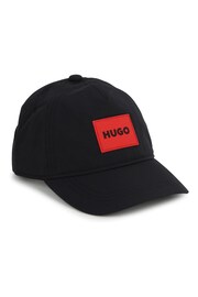 HUGO Grey Logo Cap - Image 1 of 3