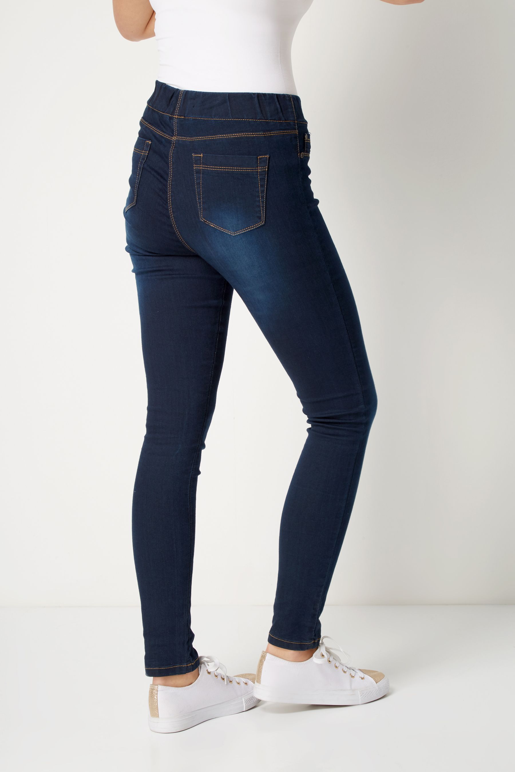 Buy Roman Dark Blue Originals Full Length Denim Jeggings from the Next UK online shop
